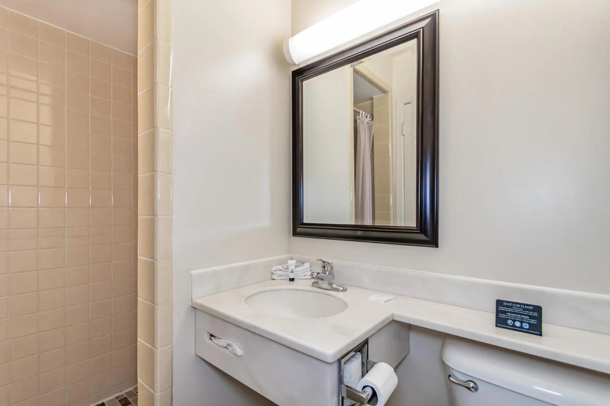 Shower in Americas Best Value Inn Ashtabula/Austinburg