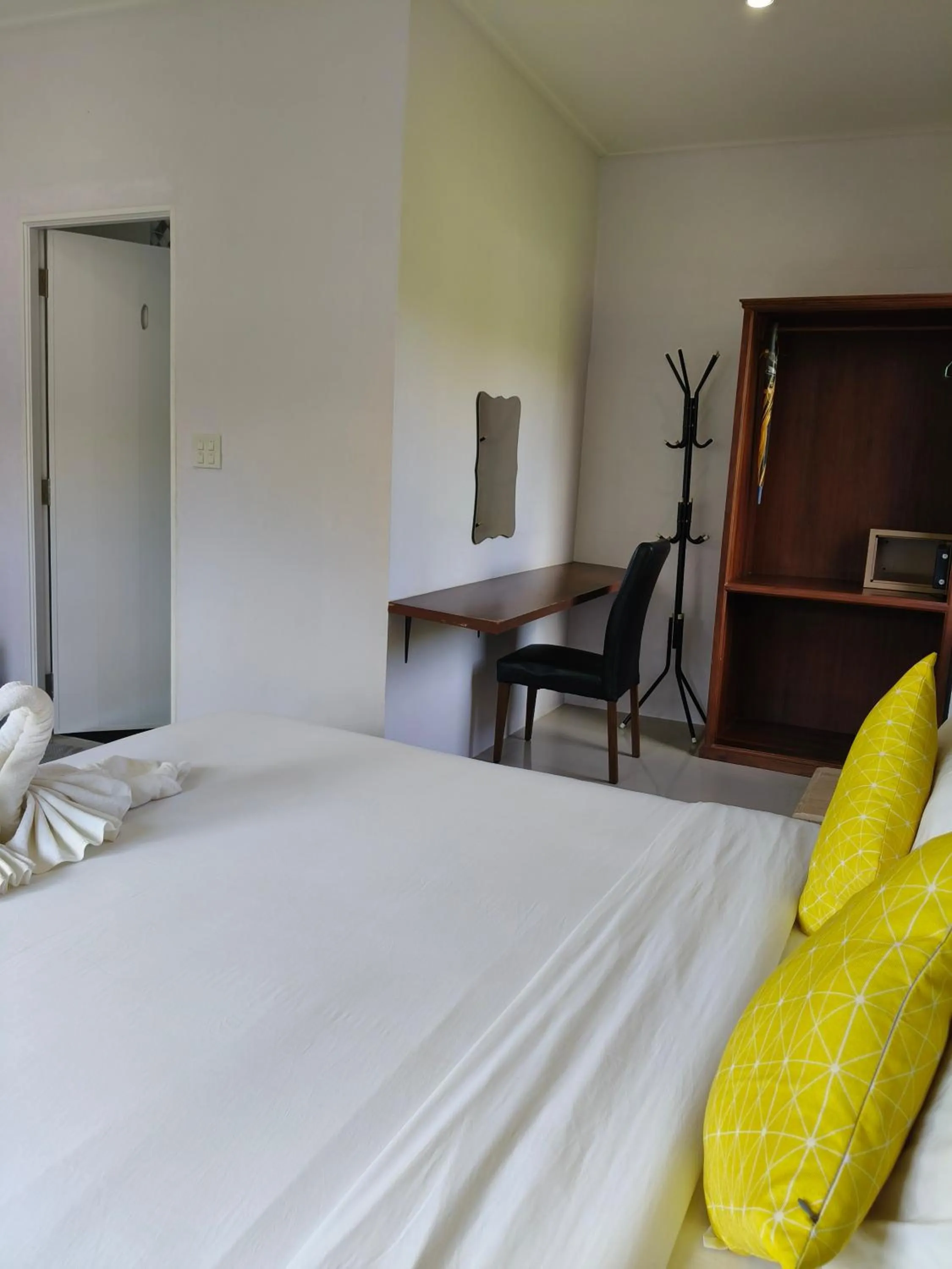 Bed in The Lodge at Koh Kood