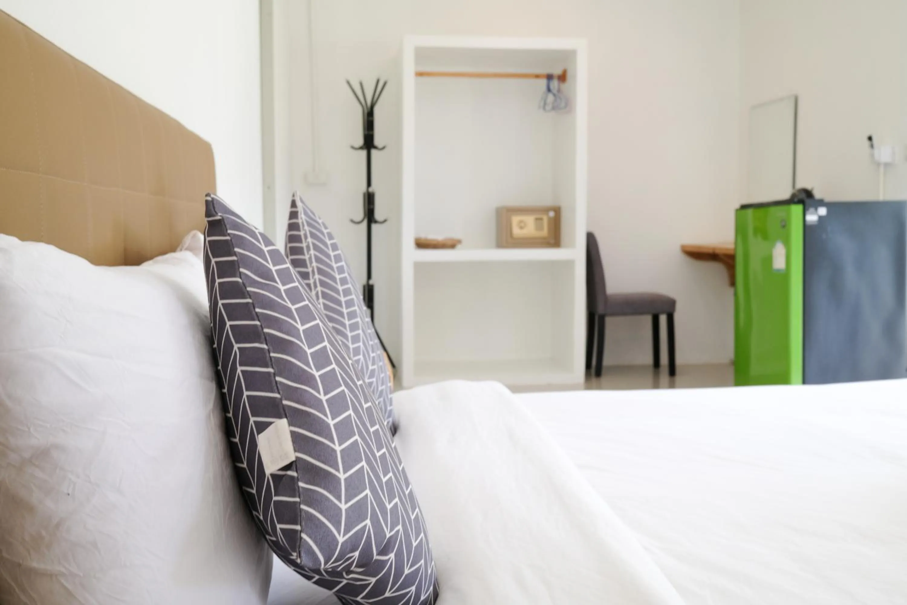 Bed in The Lodge at Koh Kood