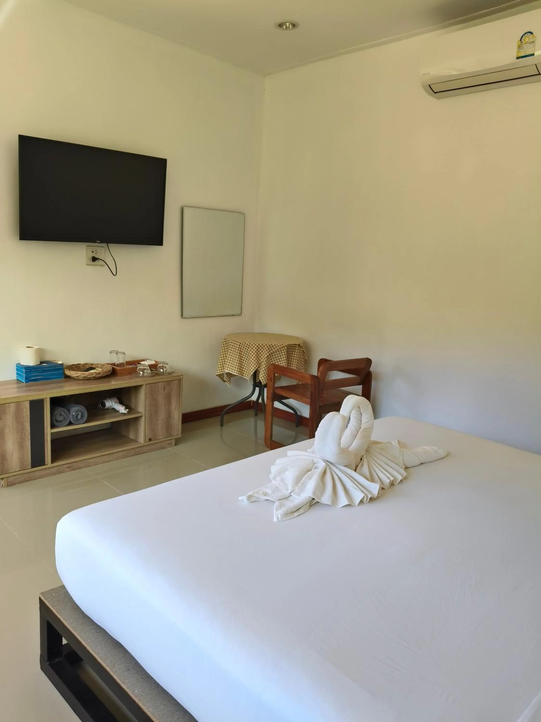 Bed in The Lodge at Koh Kood