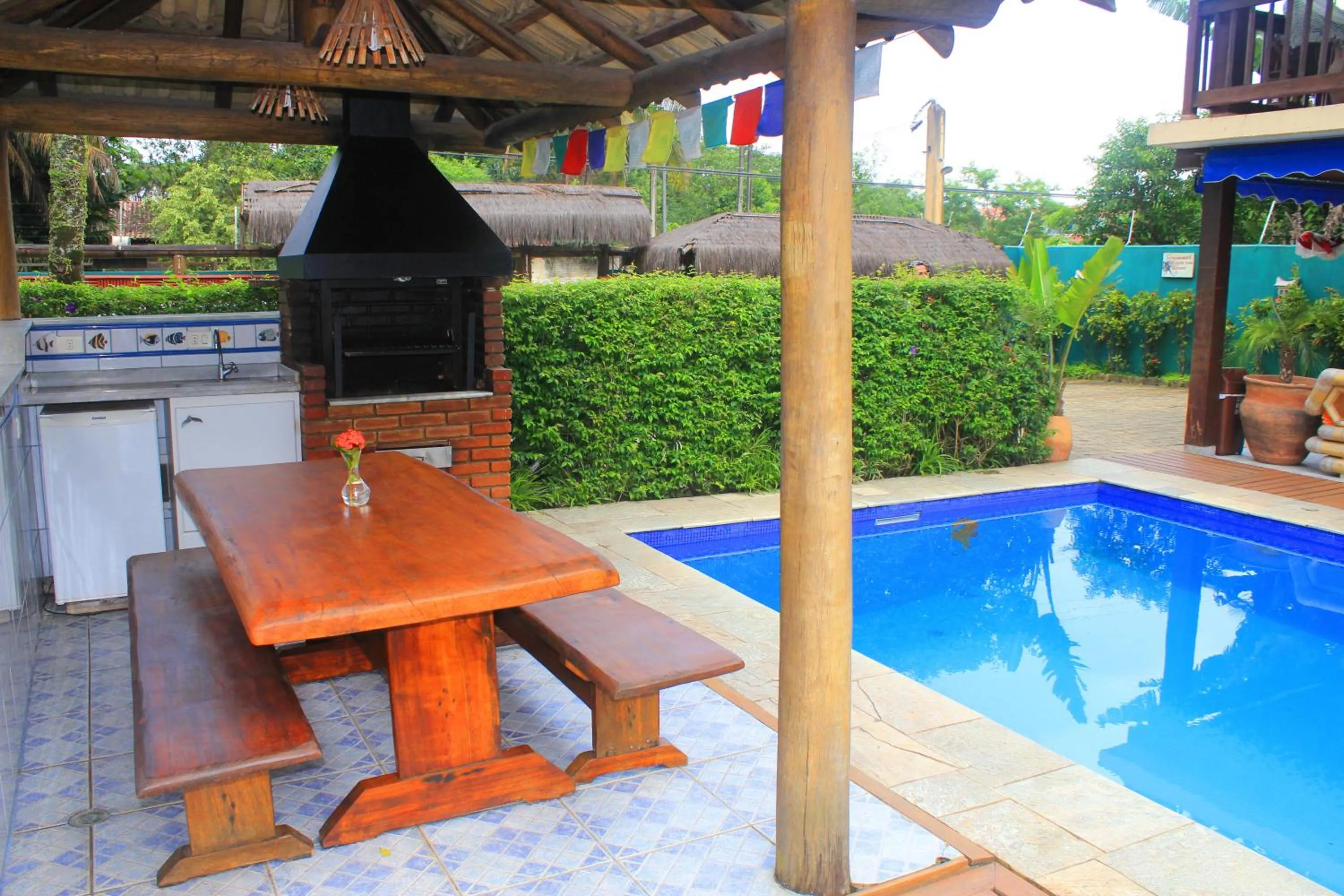BBQ facilities in Pousada Pura Vida Maresias