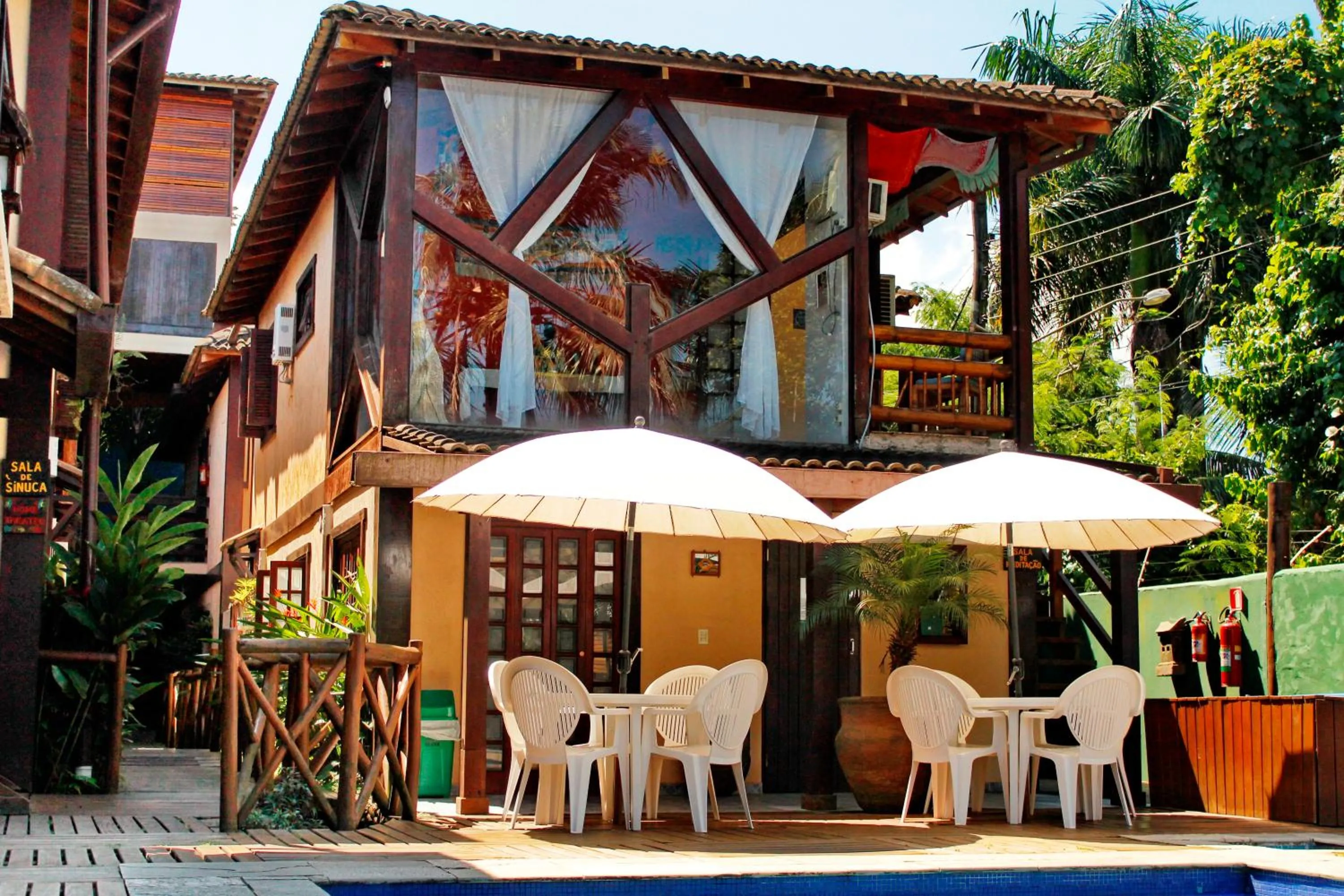 BBQ facilities in Pousada Pura Vida Maresias