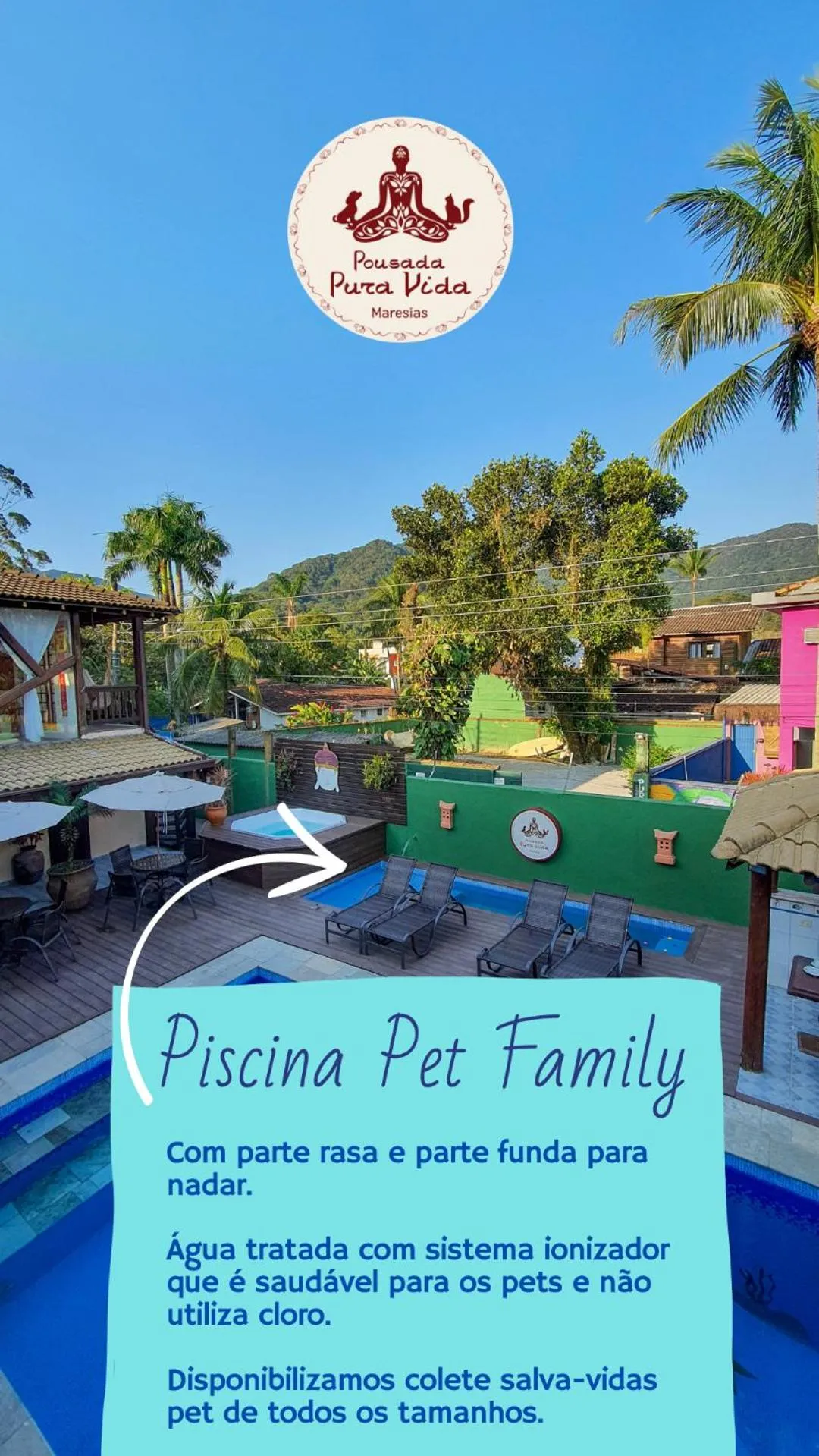 Pets in Pousada Pura Vida Maresias