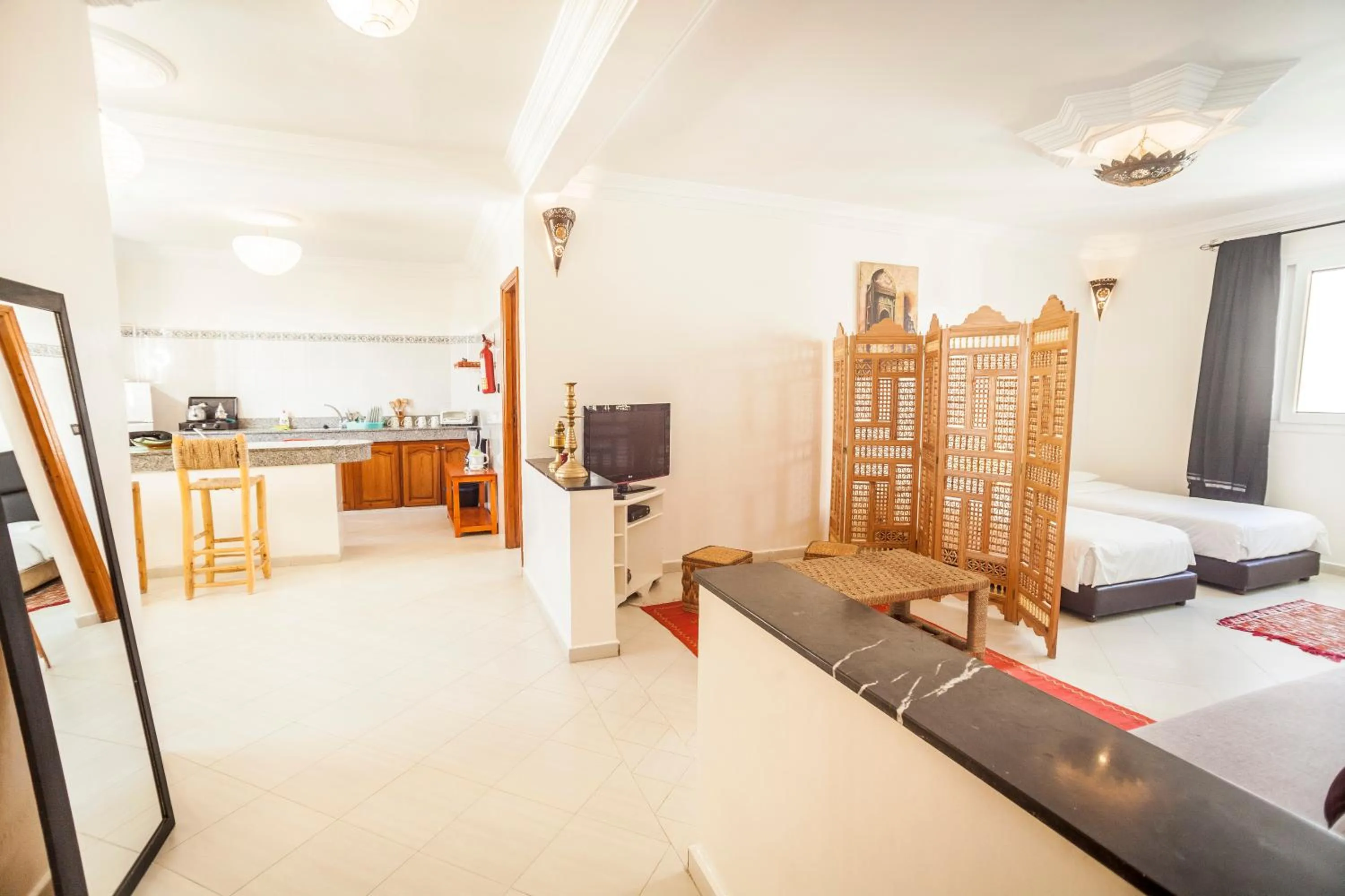 Bed in Résidence Louzani