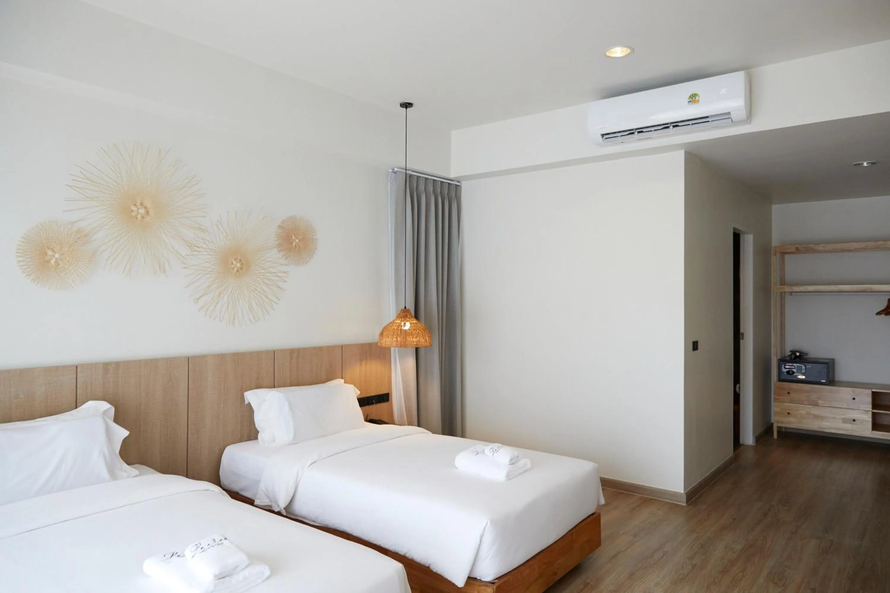 Bed in The Leela Resort & Spa Pattaya