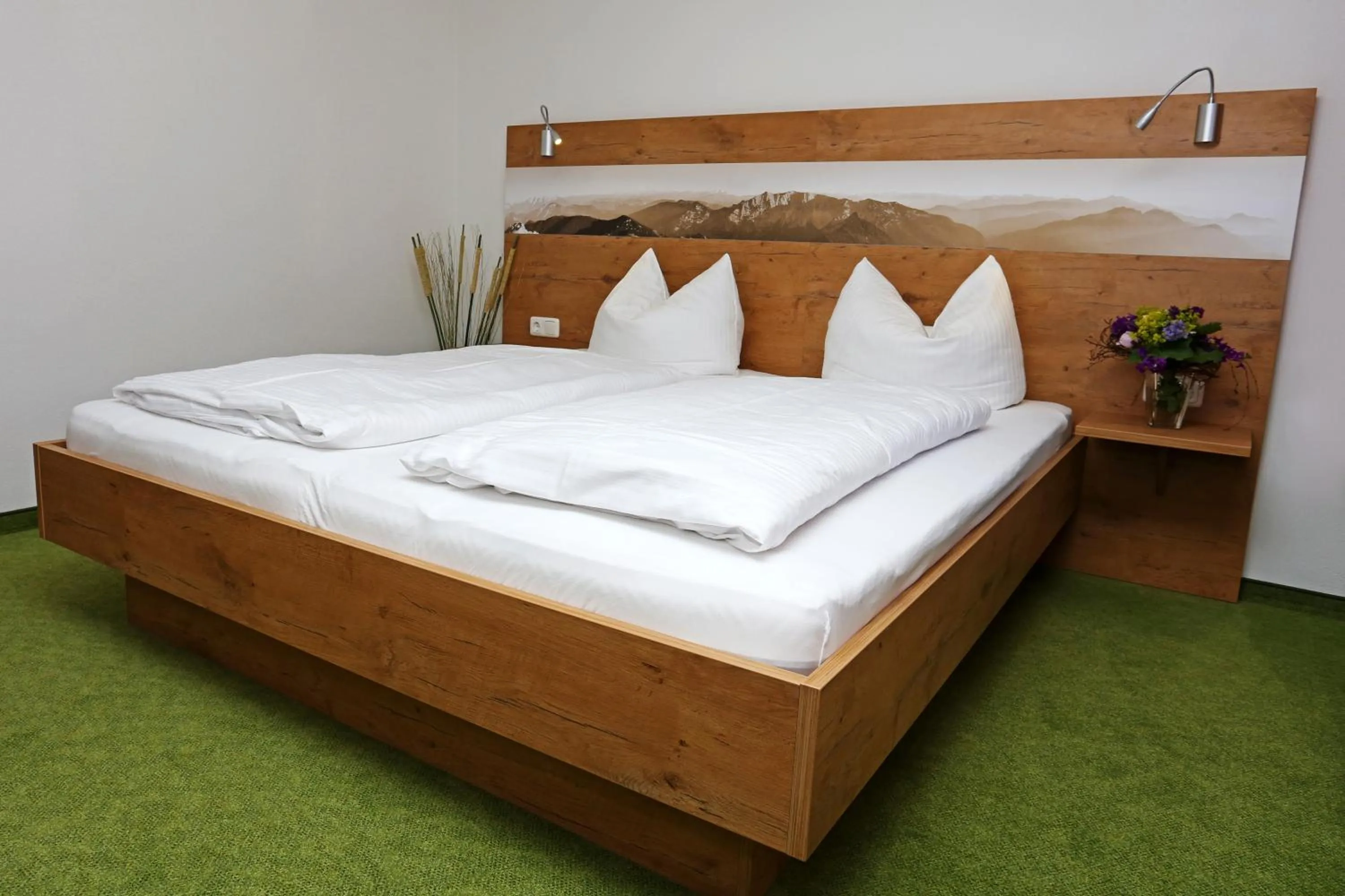 Bed in lustiger Hirsch