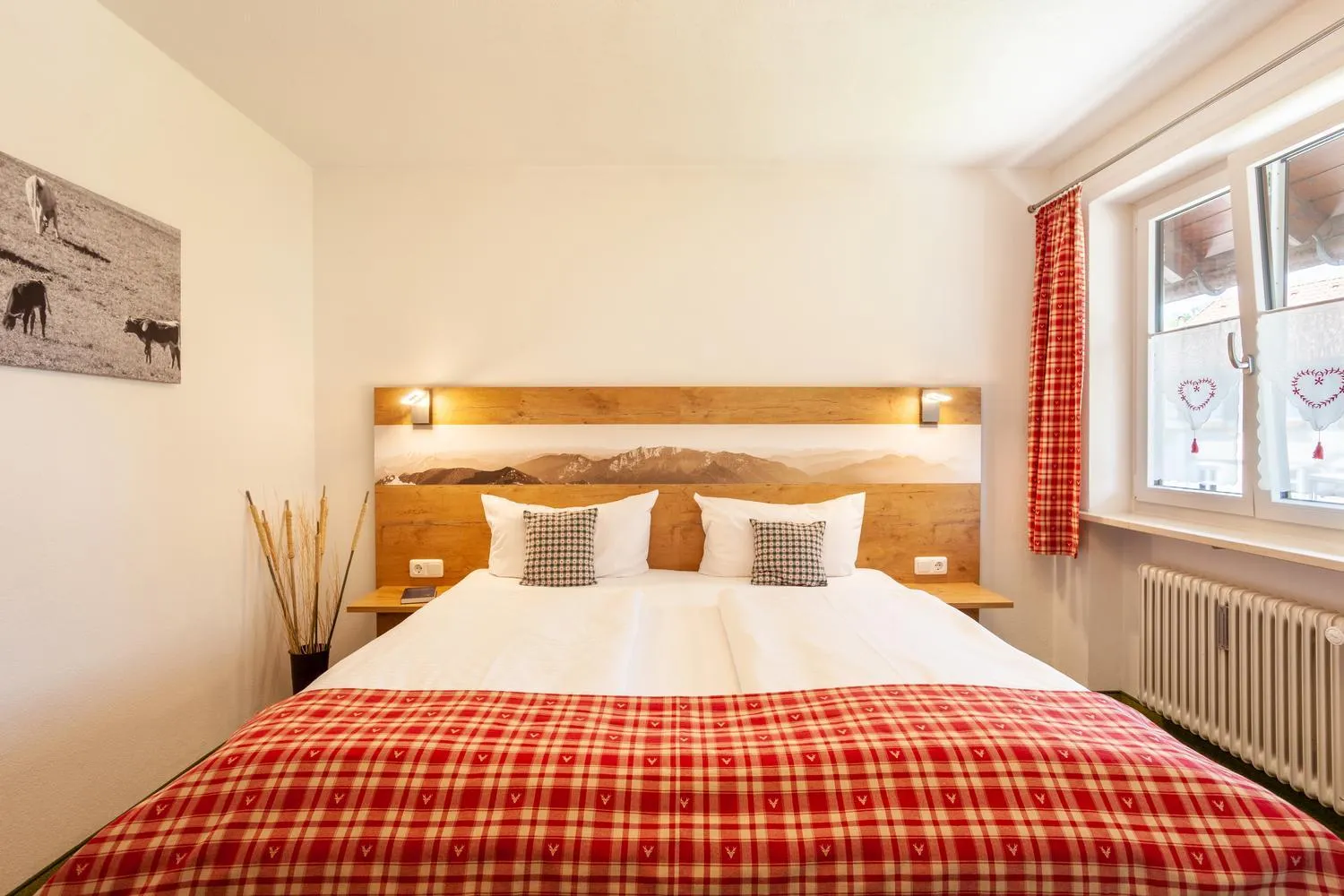 Bed in lustiger Hirsch