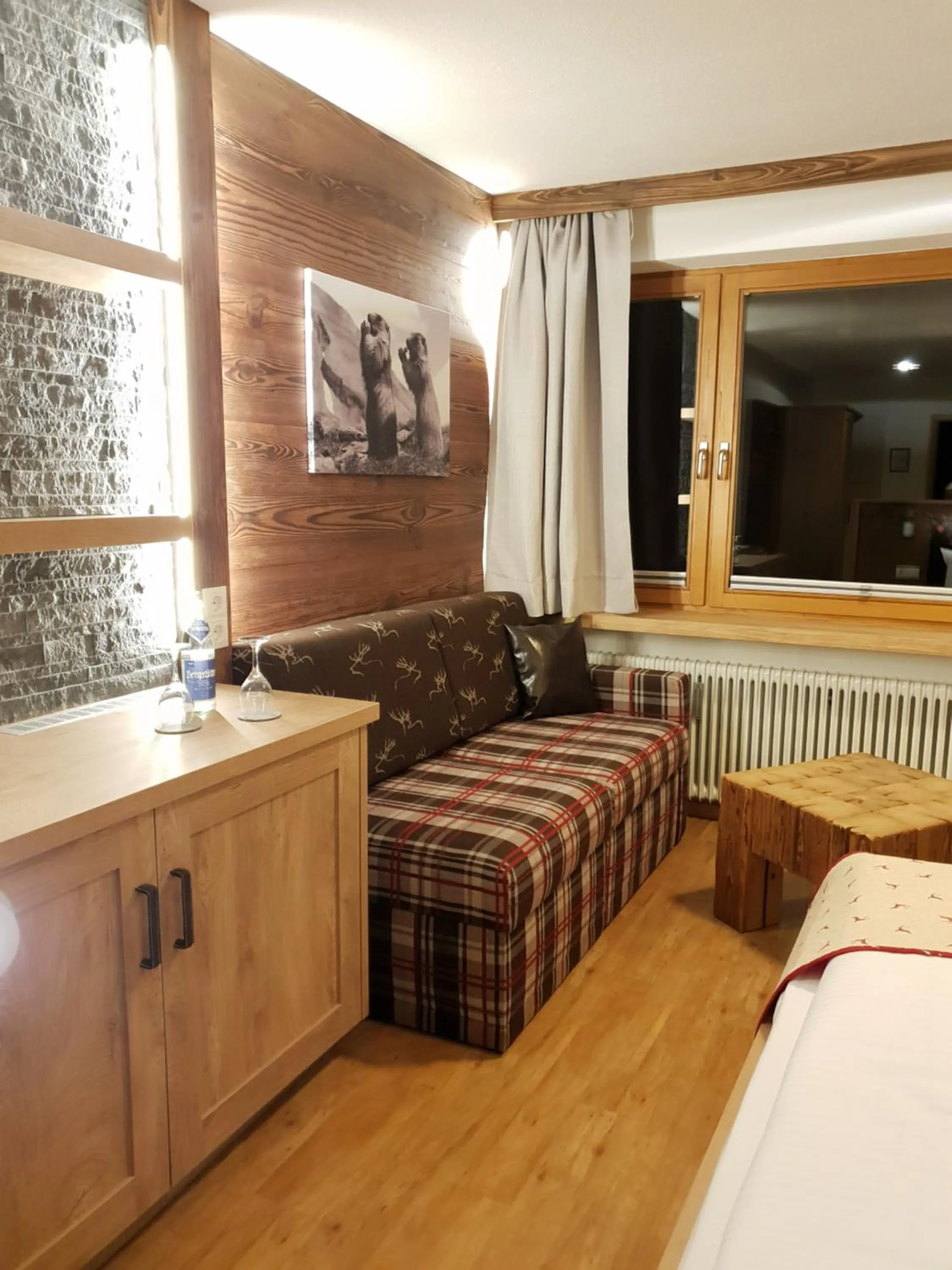 Bed in lustiger Hirsch