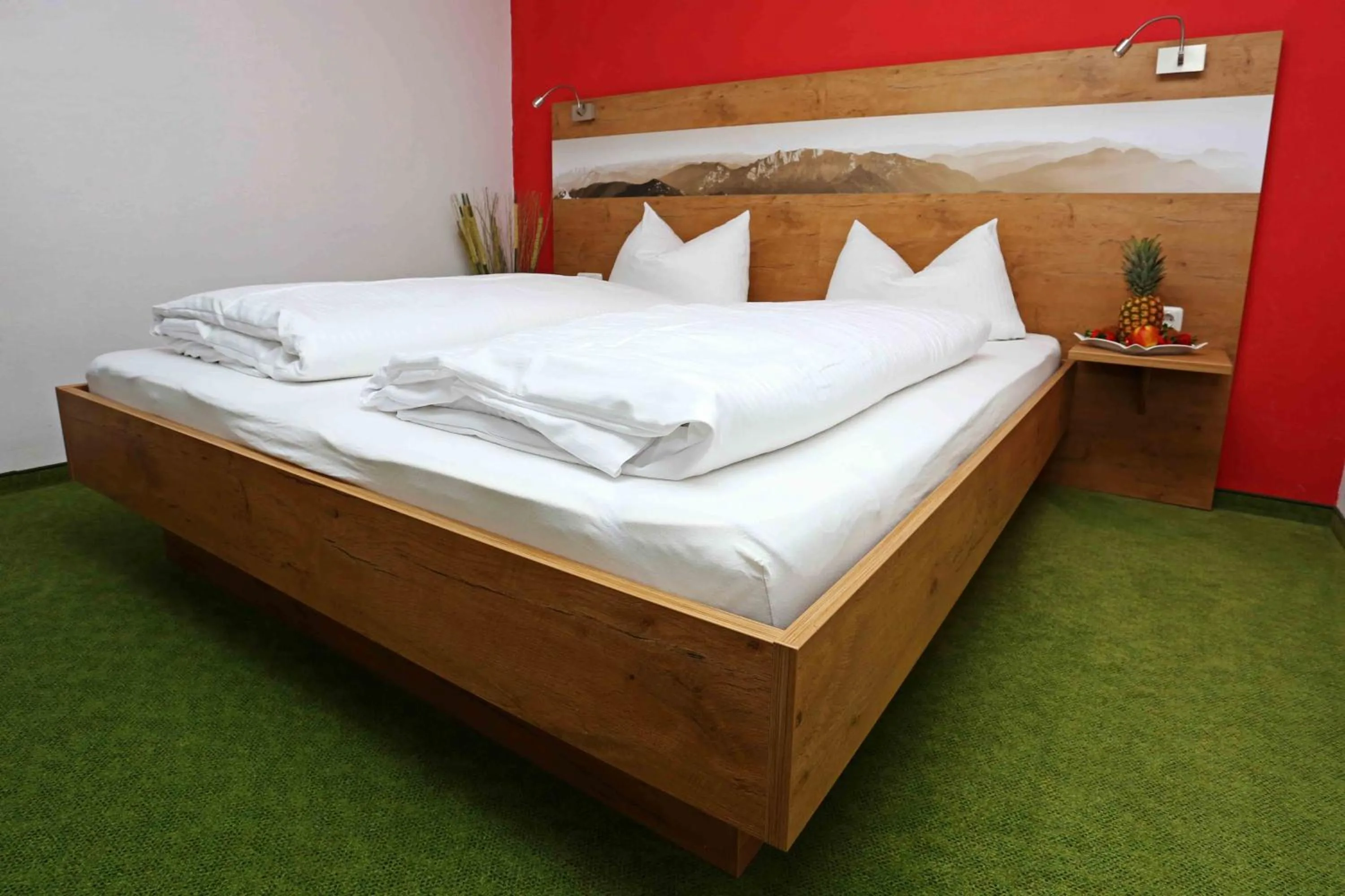 Bed in lustiger Hirsch