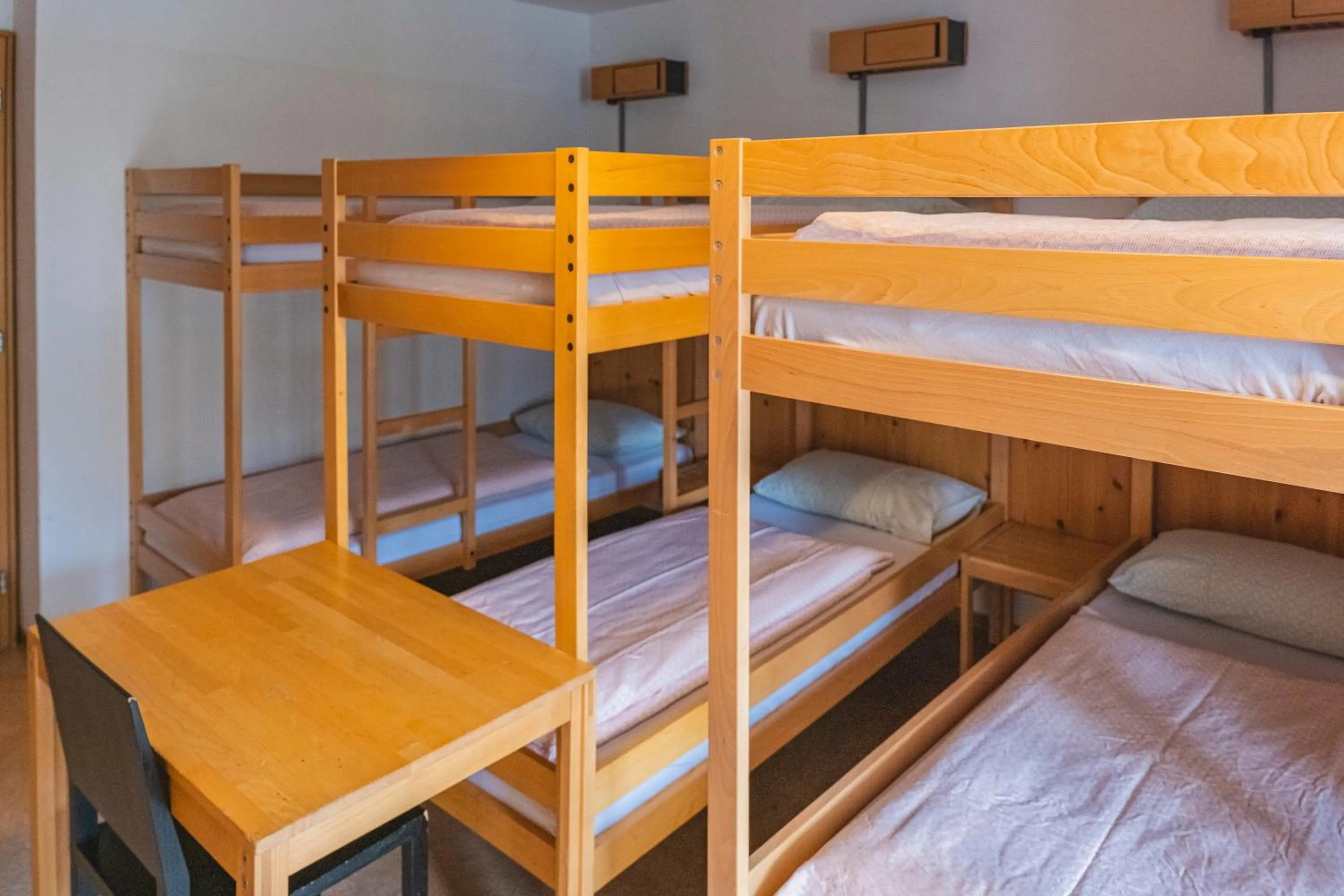 Bedroom, Bed in Davos Youth Hostel