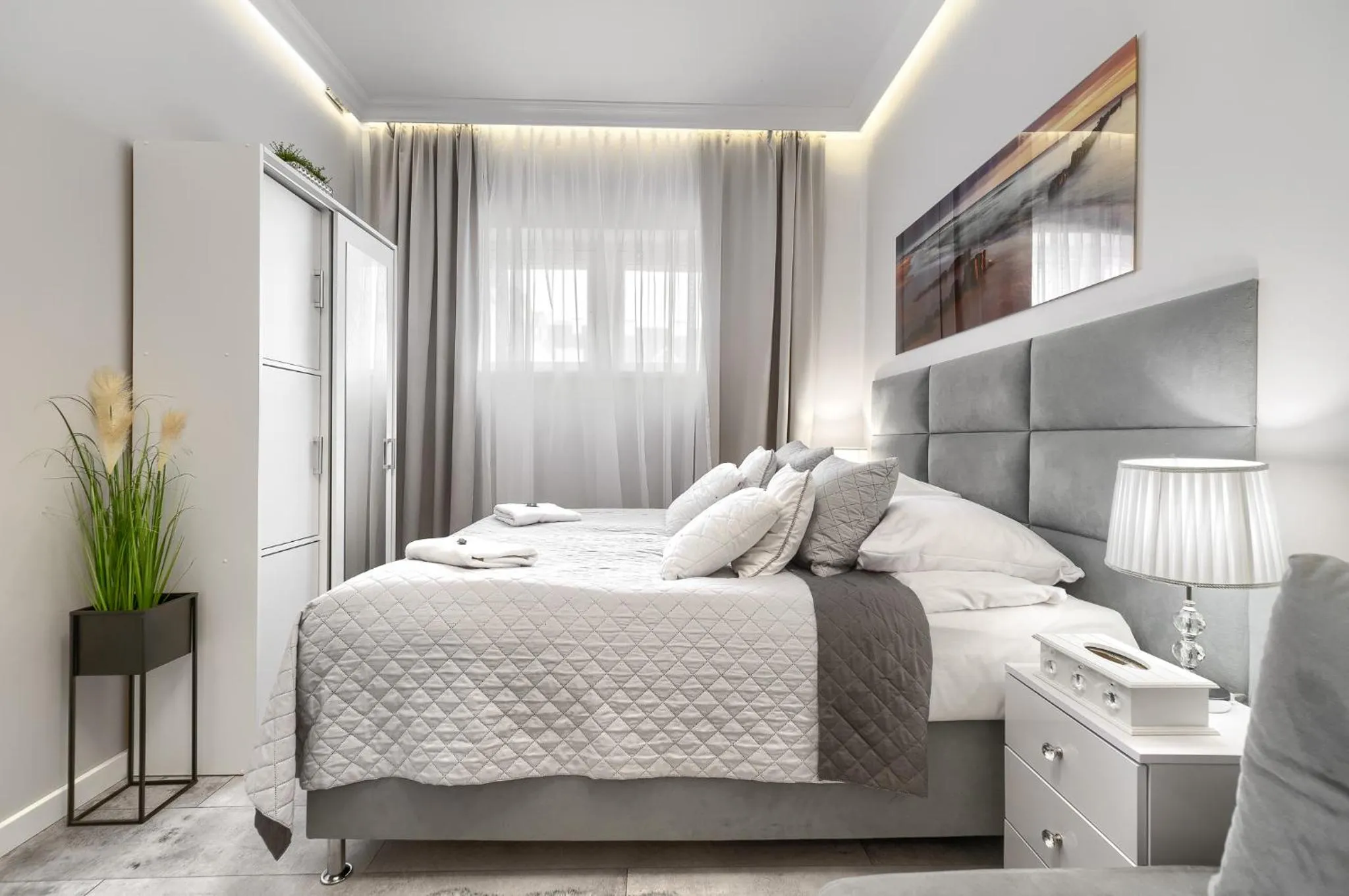 Bed in Stawa Villa & Apart