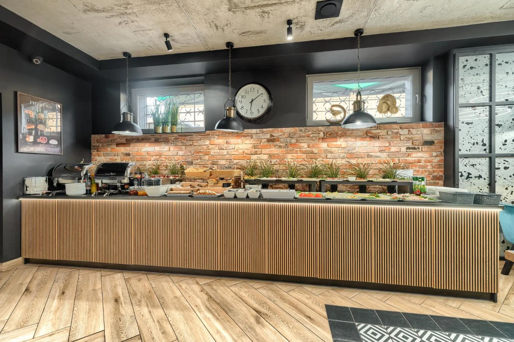 Buffet breakfast in Stawa Villa & Apart