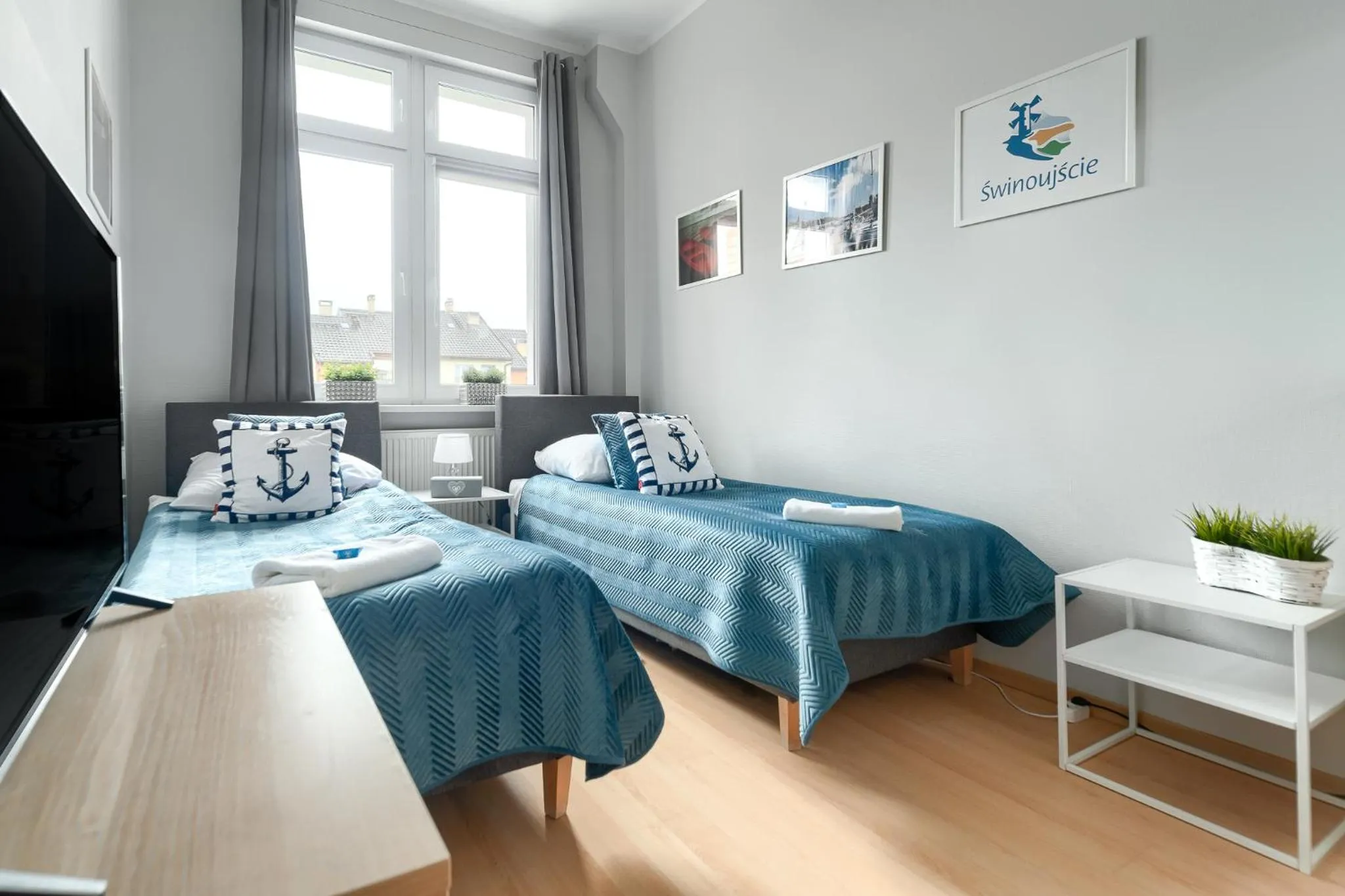 Bed in Stawa Villa & Apart