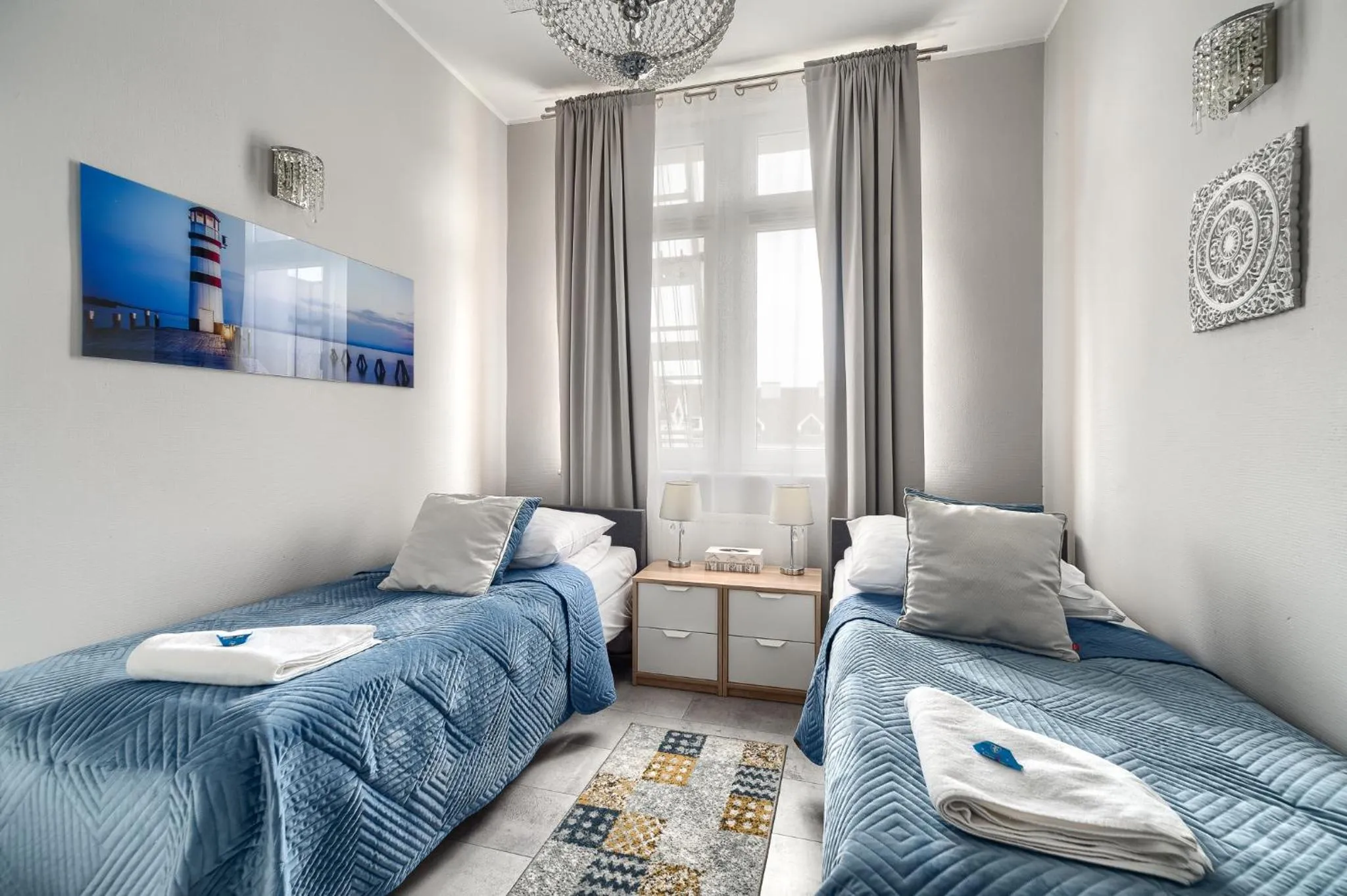 TV and multimedia, Bed in Stawa Villa & Apart