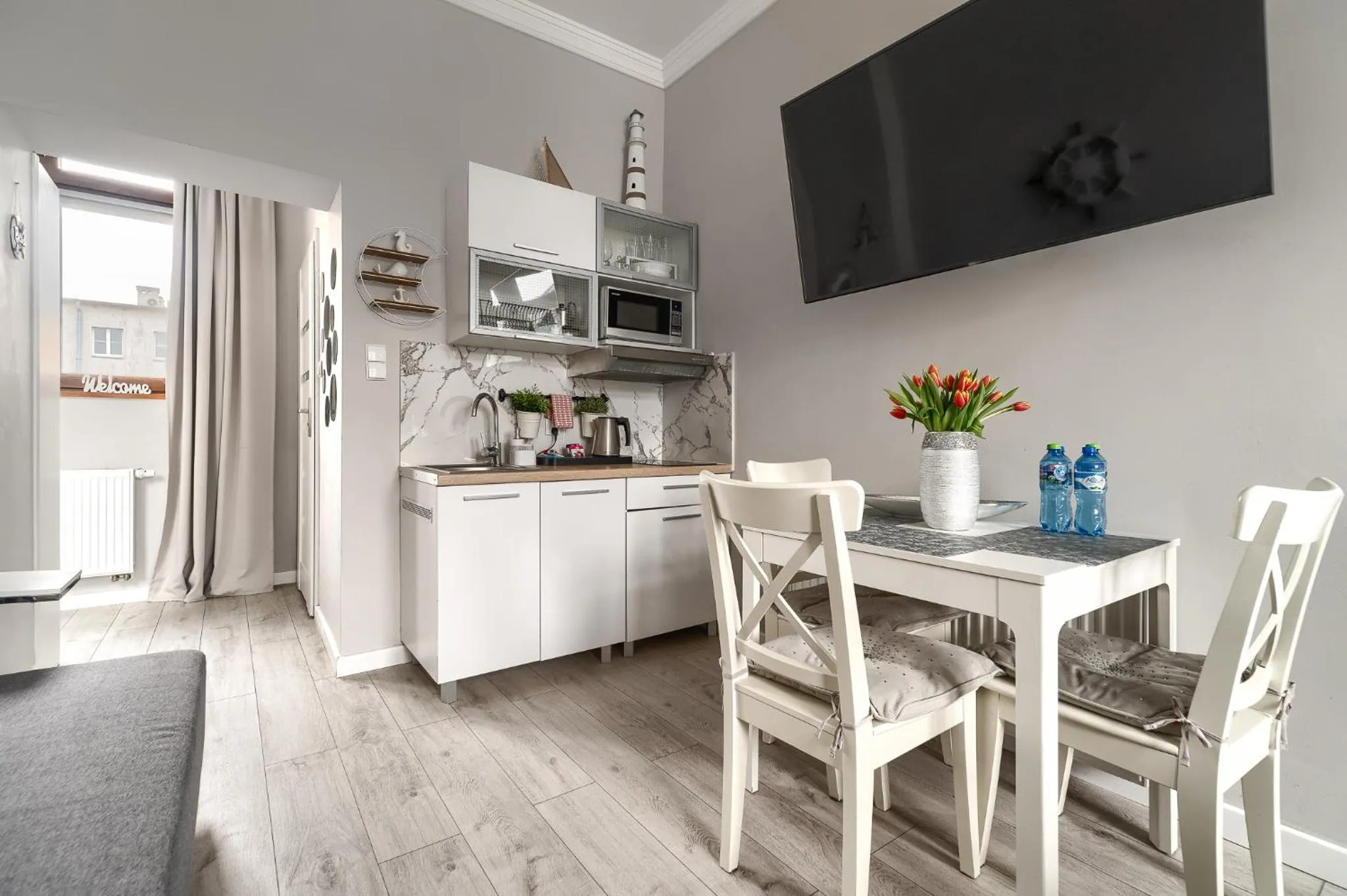 TV and multimedia in Stawa Villa & Apart