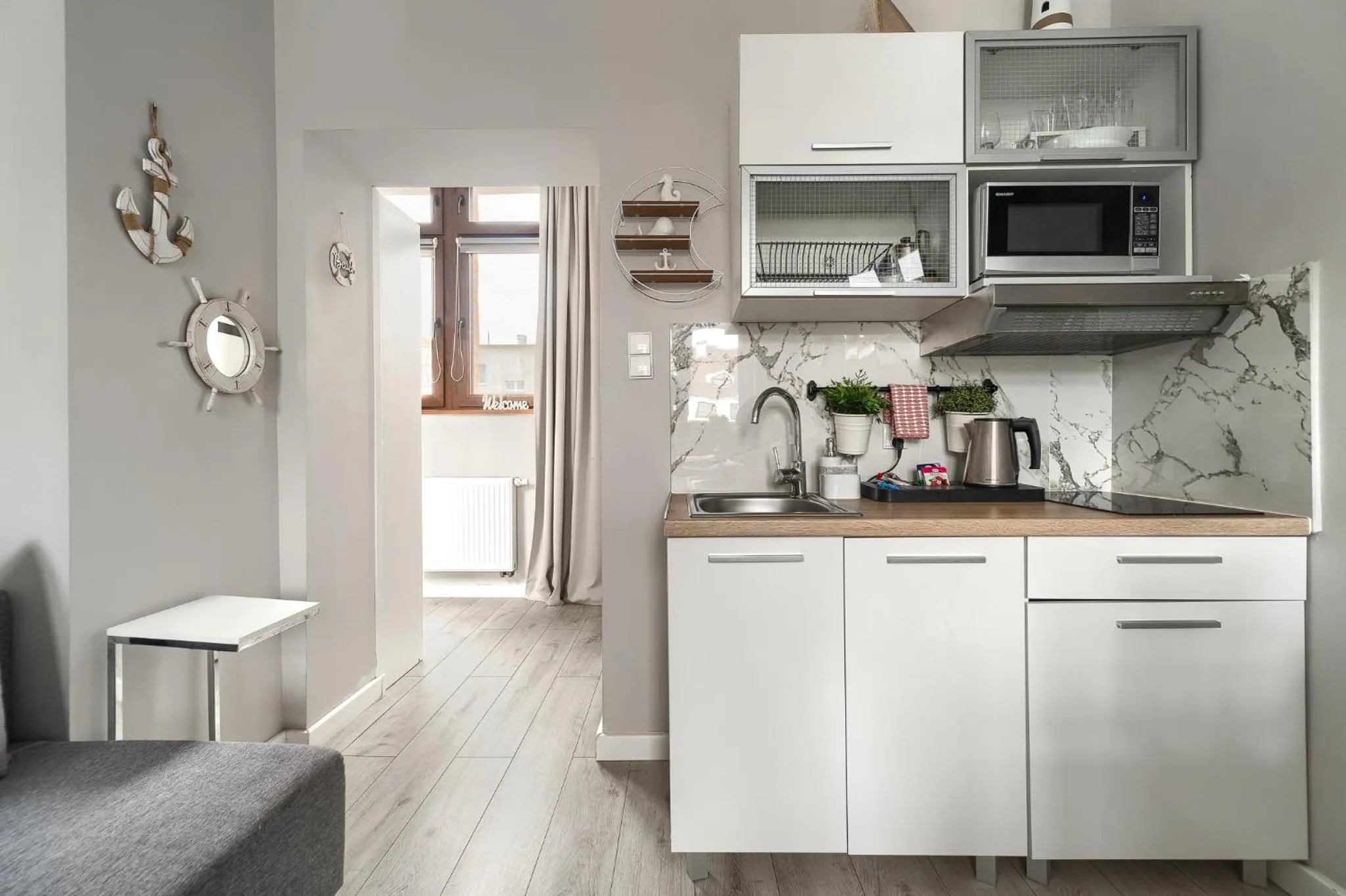 Coffee/tea facilities in Stawa Villa & Apart