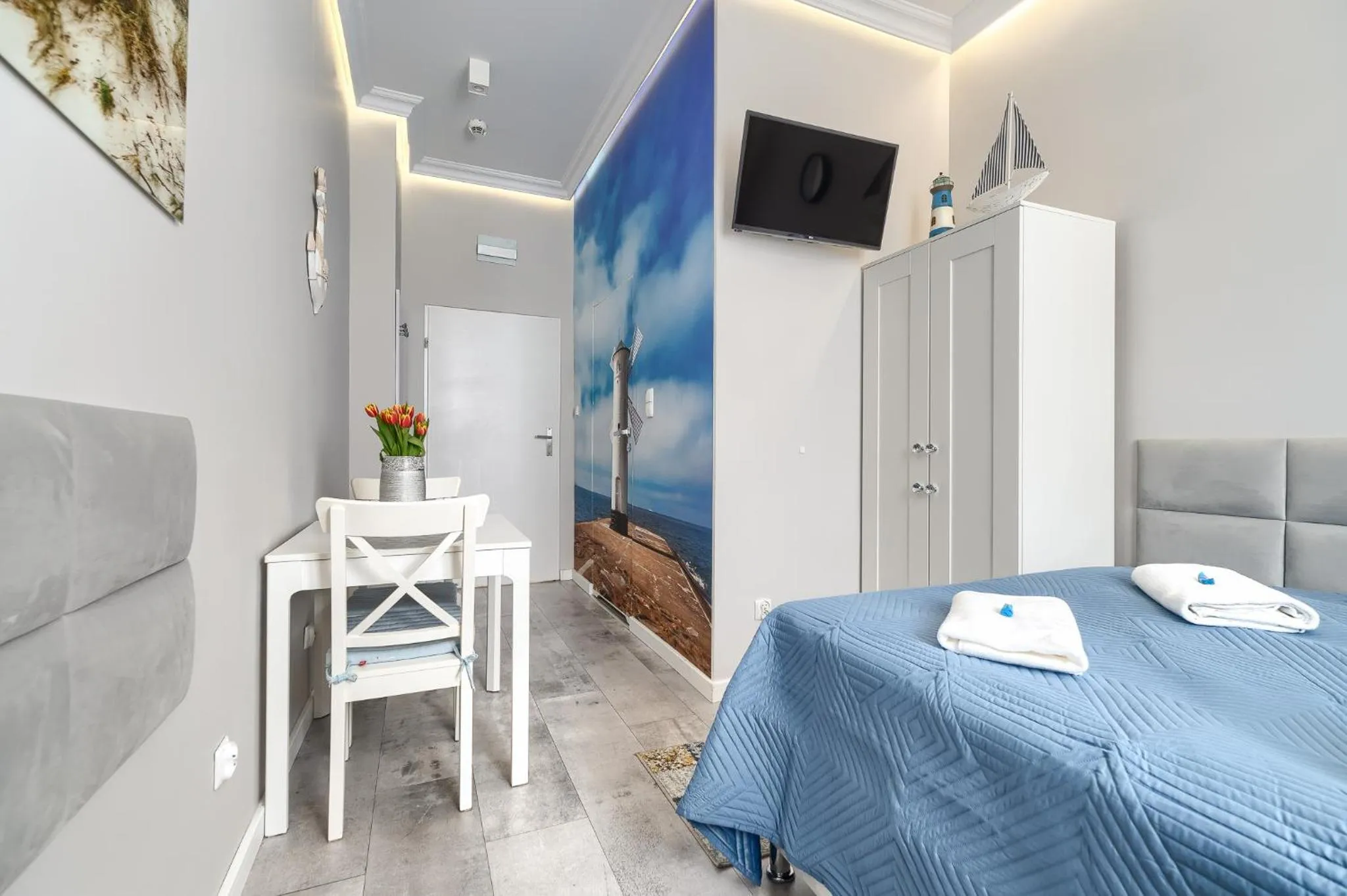 Bed in Stawa Villa & Apart