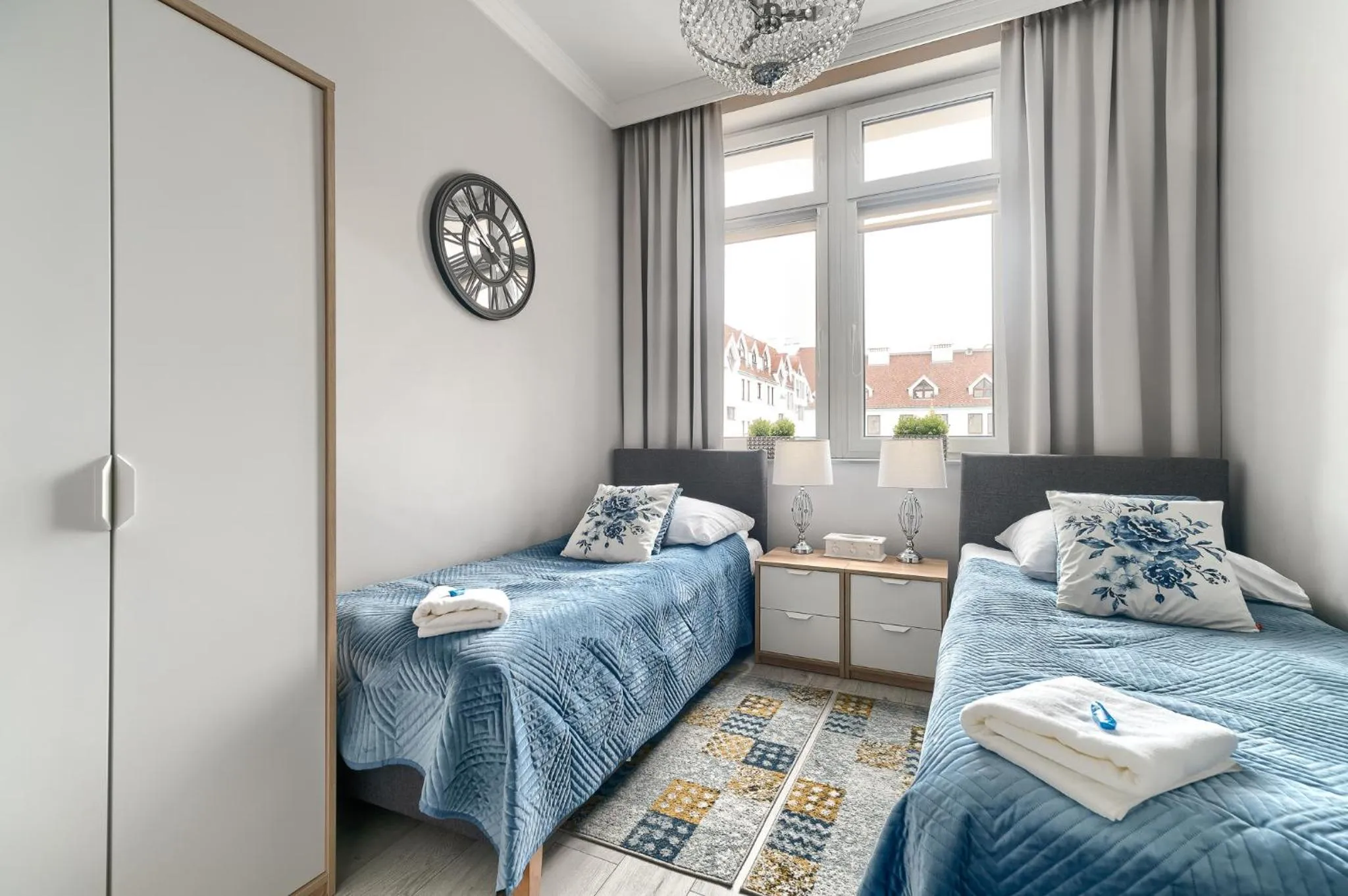 Seating area, Bed in Stawa Villa & Apart