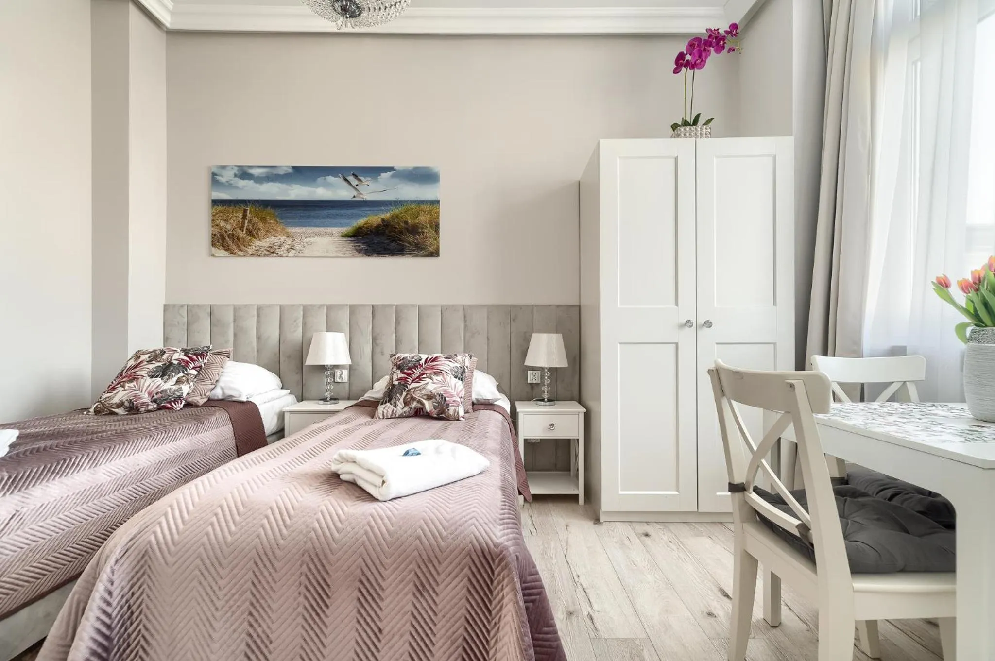 Bed in Stawa Villa & Apart