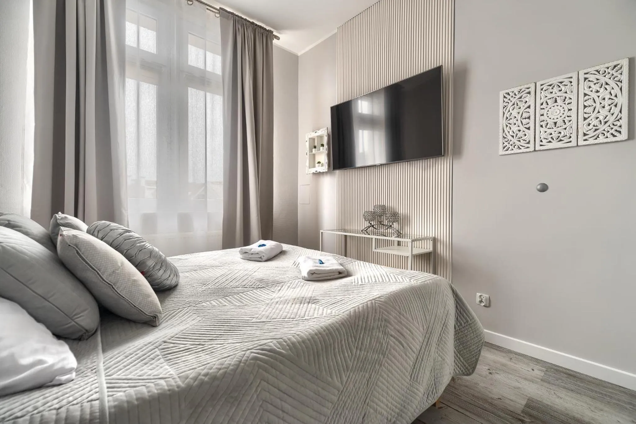 Bed in Stawa Villa & Apart