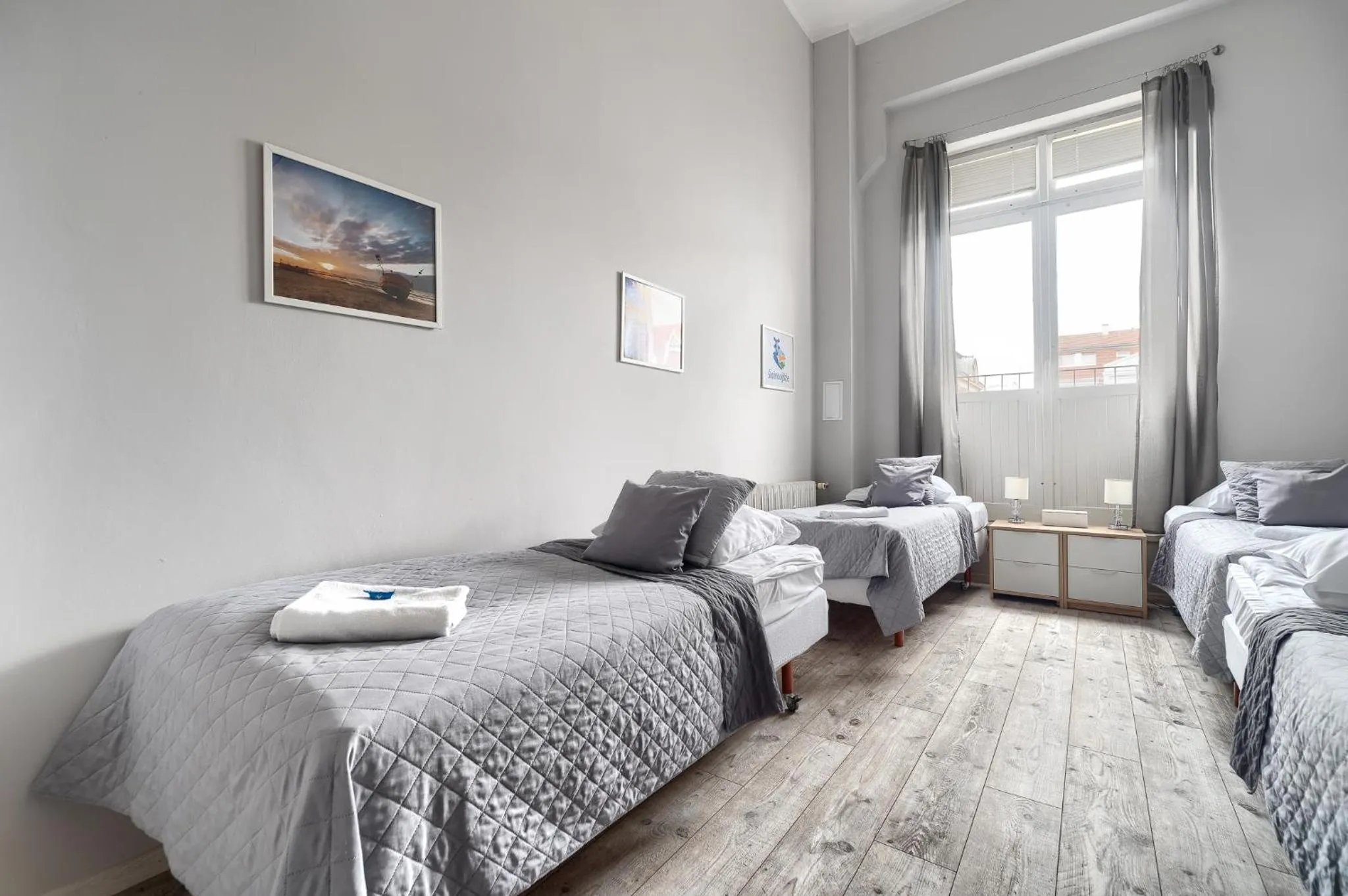 Bed in Stawa Villa & Apart