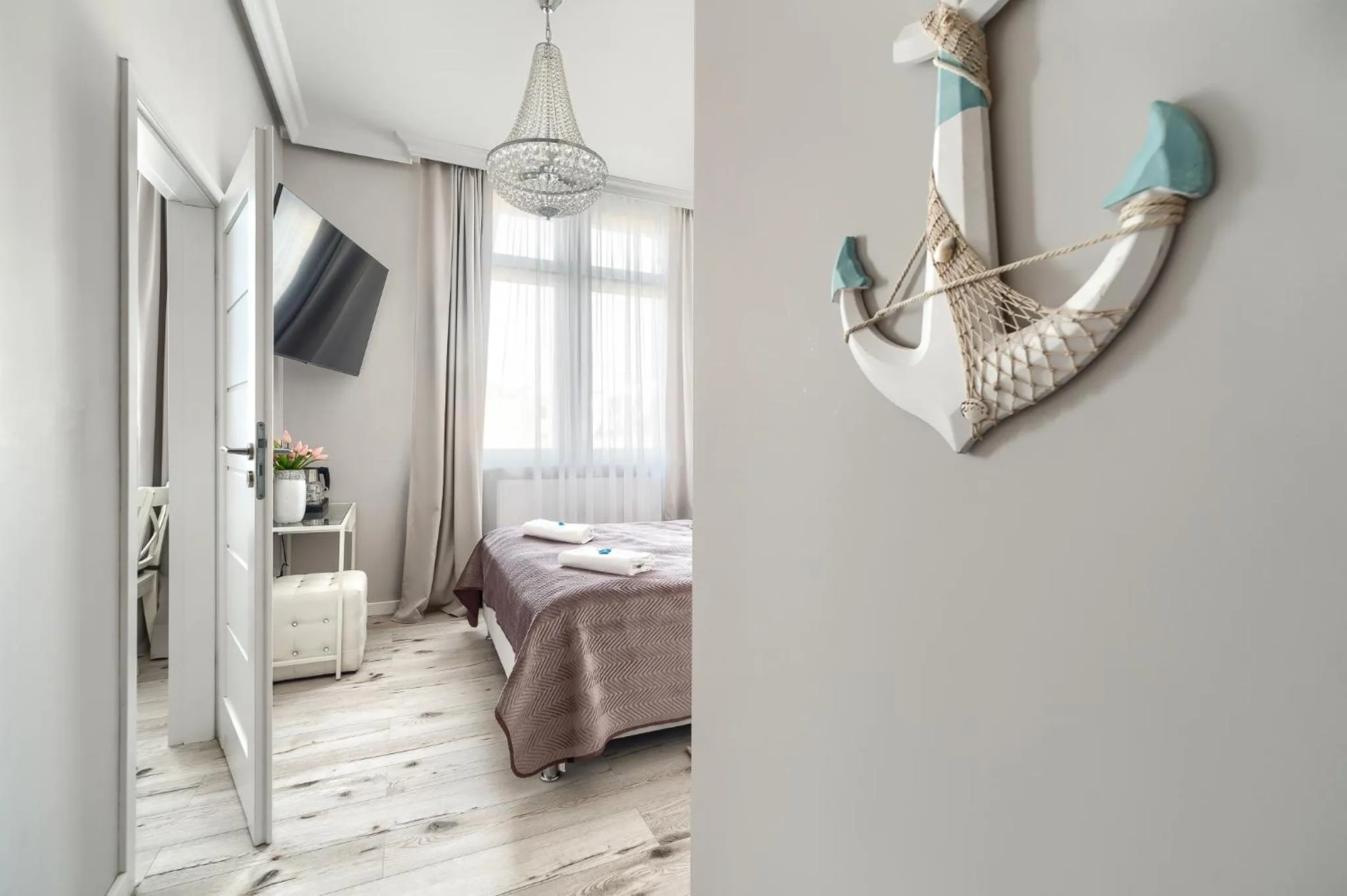 Photo of the whole room, Bed in Stawa Villa & Apart