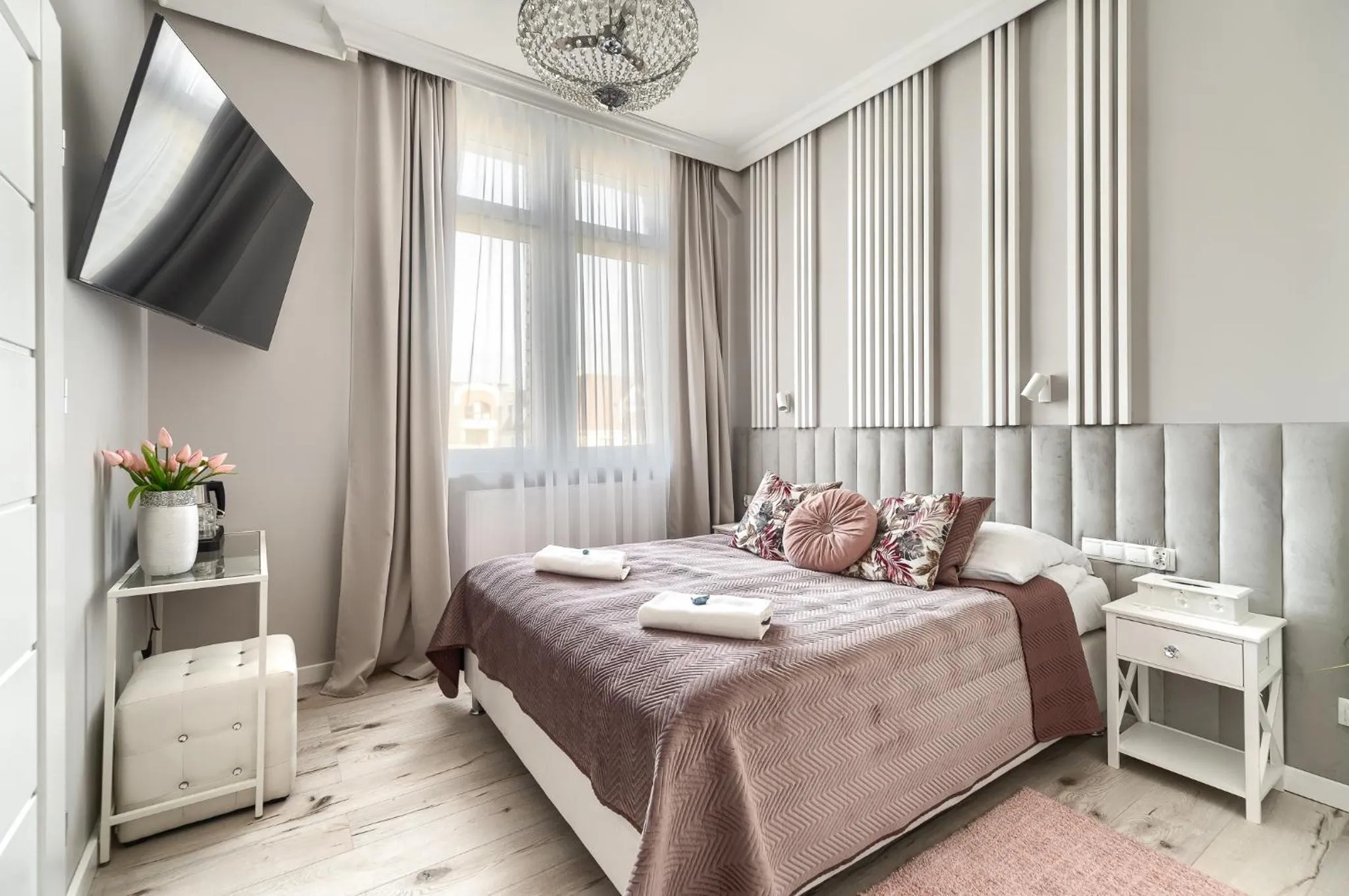 Bed in Stawa Villa & Apart