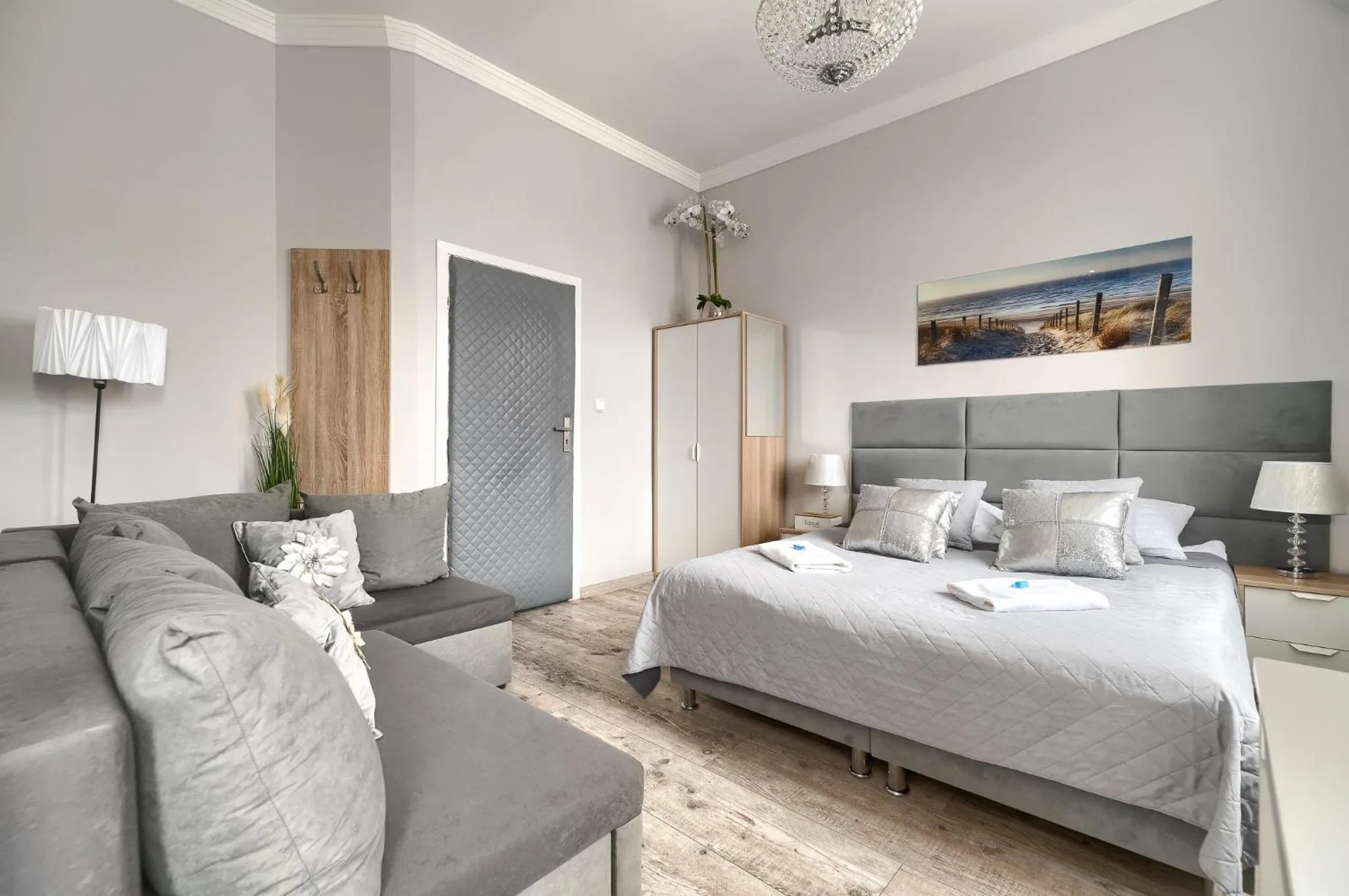 Bed in Stawa Villa & Apart