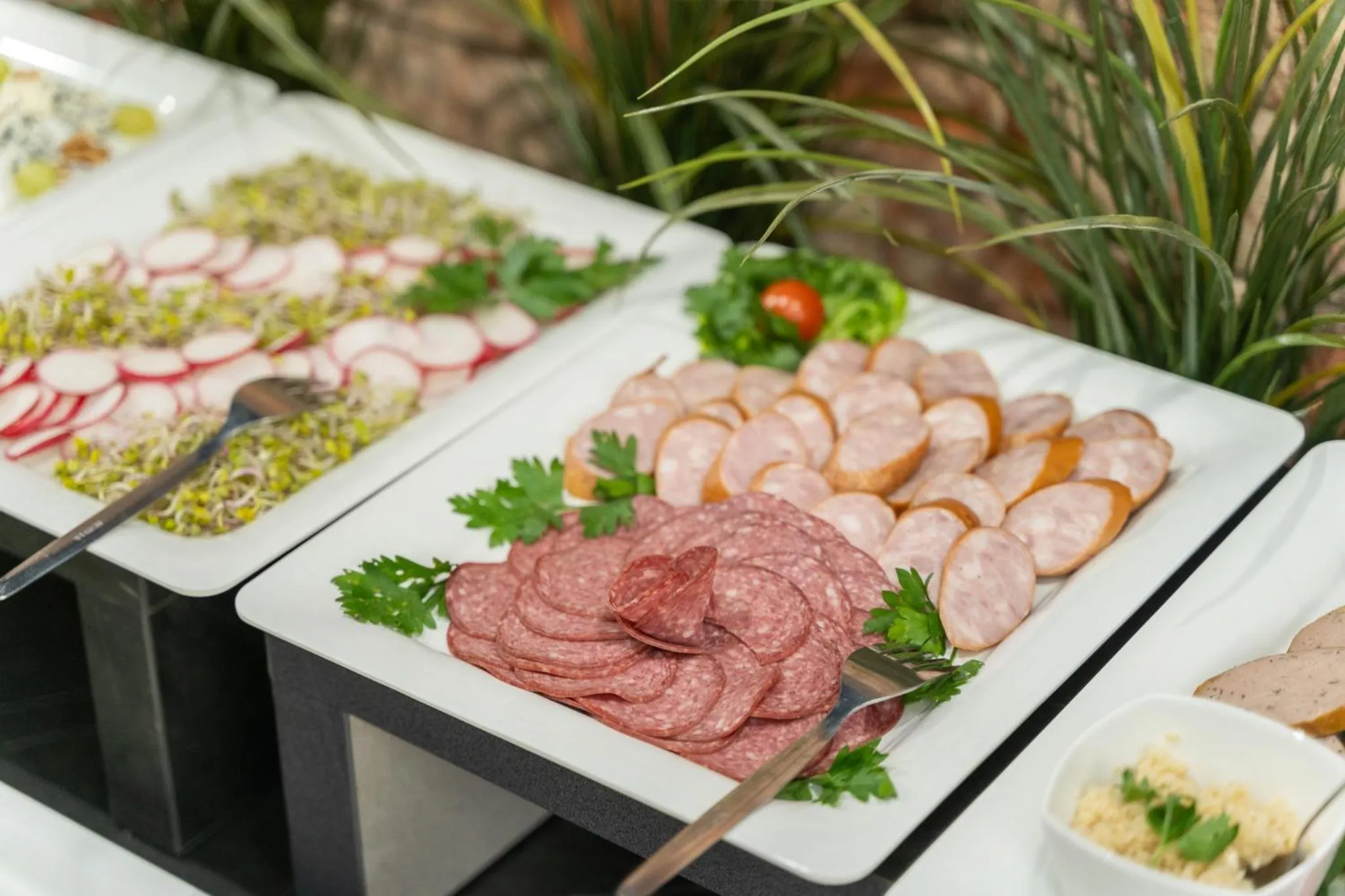 Buffet breakfast in Stawa Villa & Apart