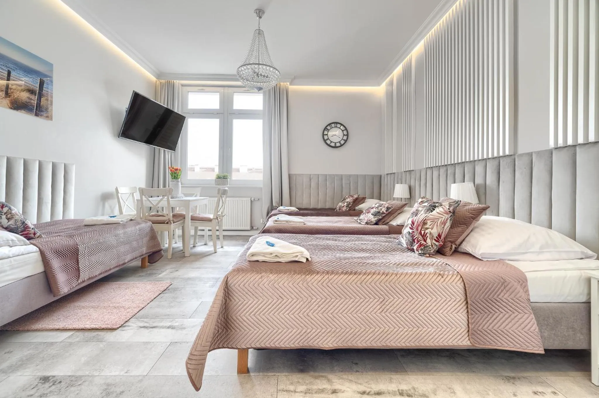 Bed in Stawa Villa & Apart