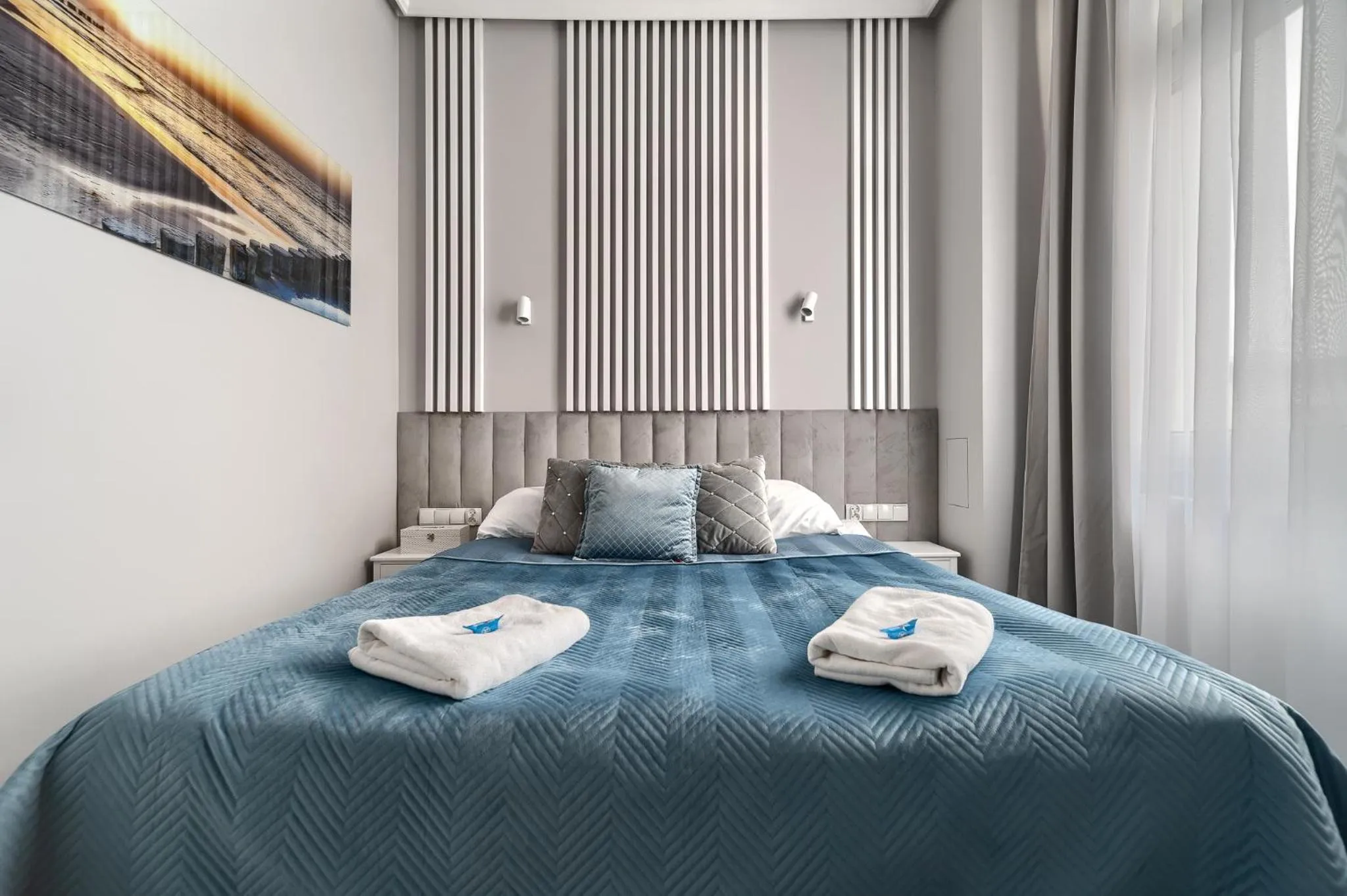 Bed in Stawa Villa & Apart