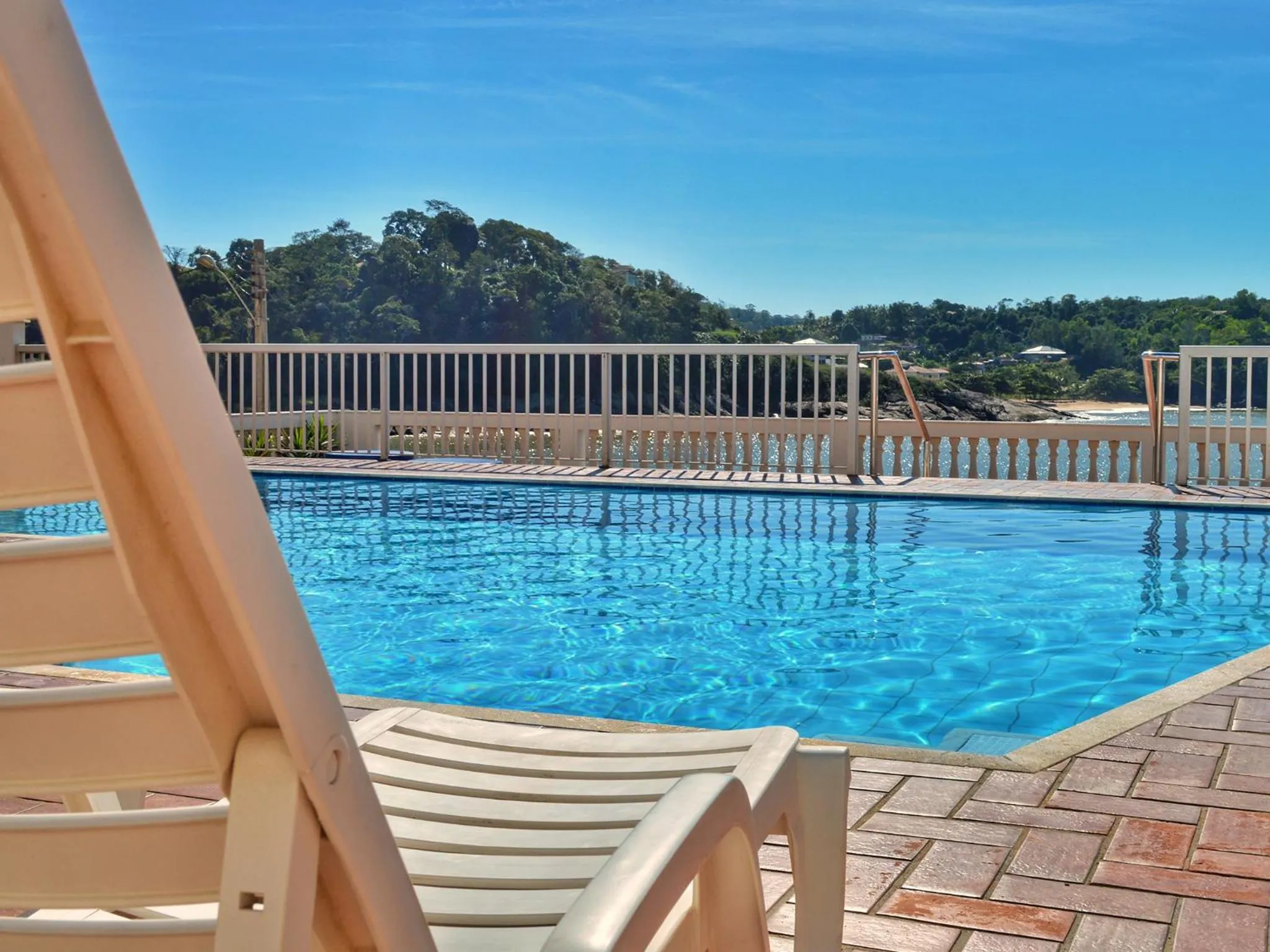 Pool view in Hotel Portal da Lua