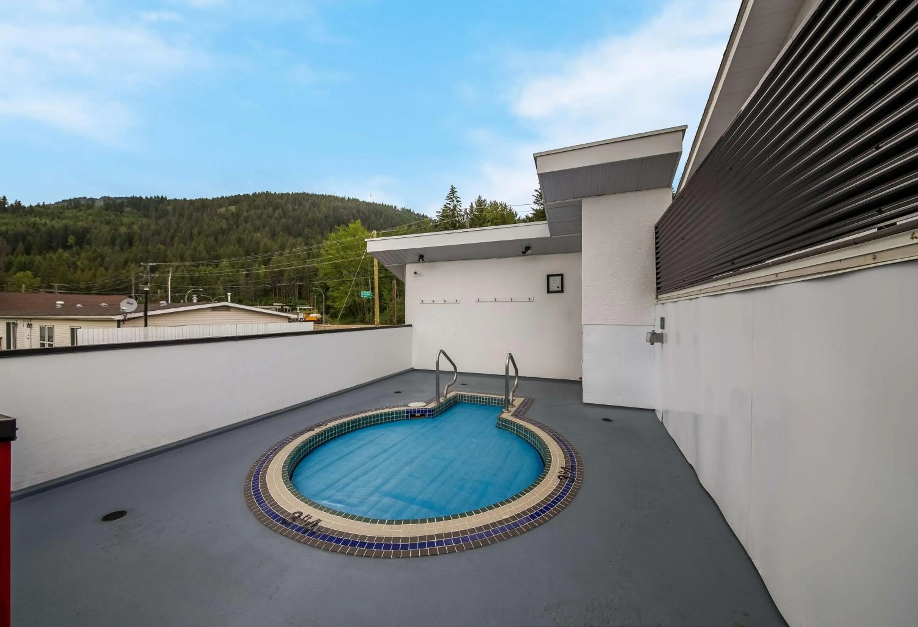 Pool view in SureStay Hotel by Best Western Rossland Red Mountain