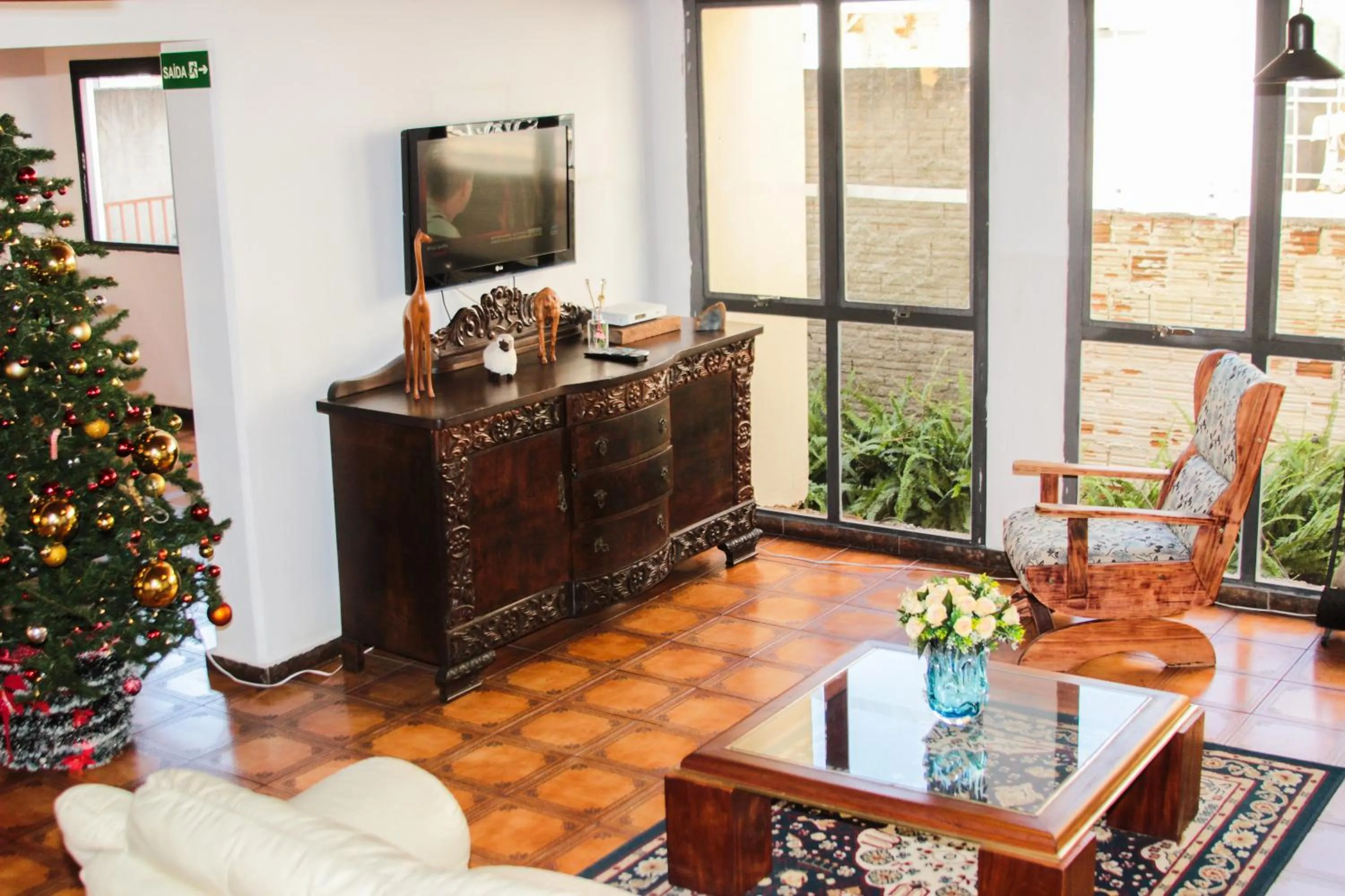 Seating area in Hotel Salvador