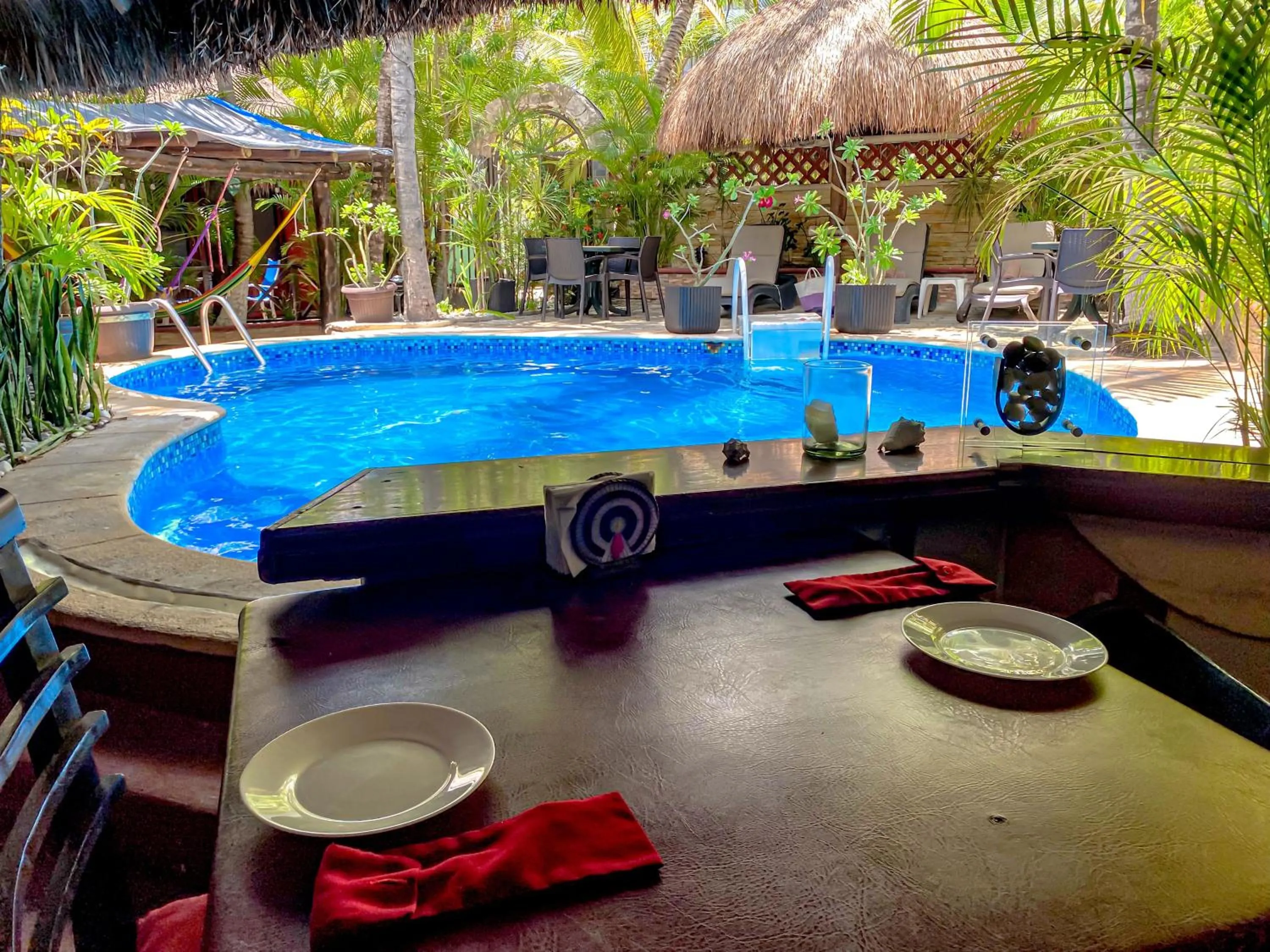 Swimming pool in Cocos Cabañas Playa del Carmen Adults Only