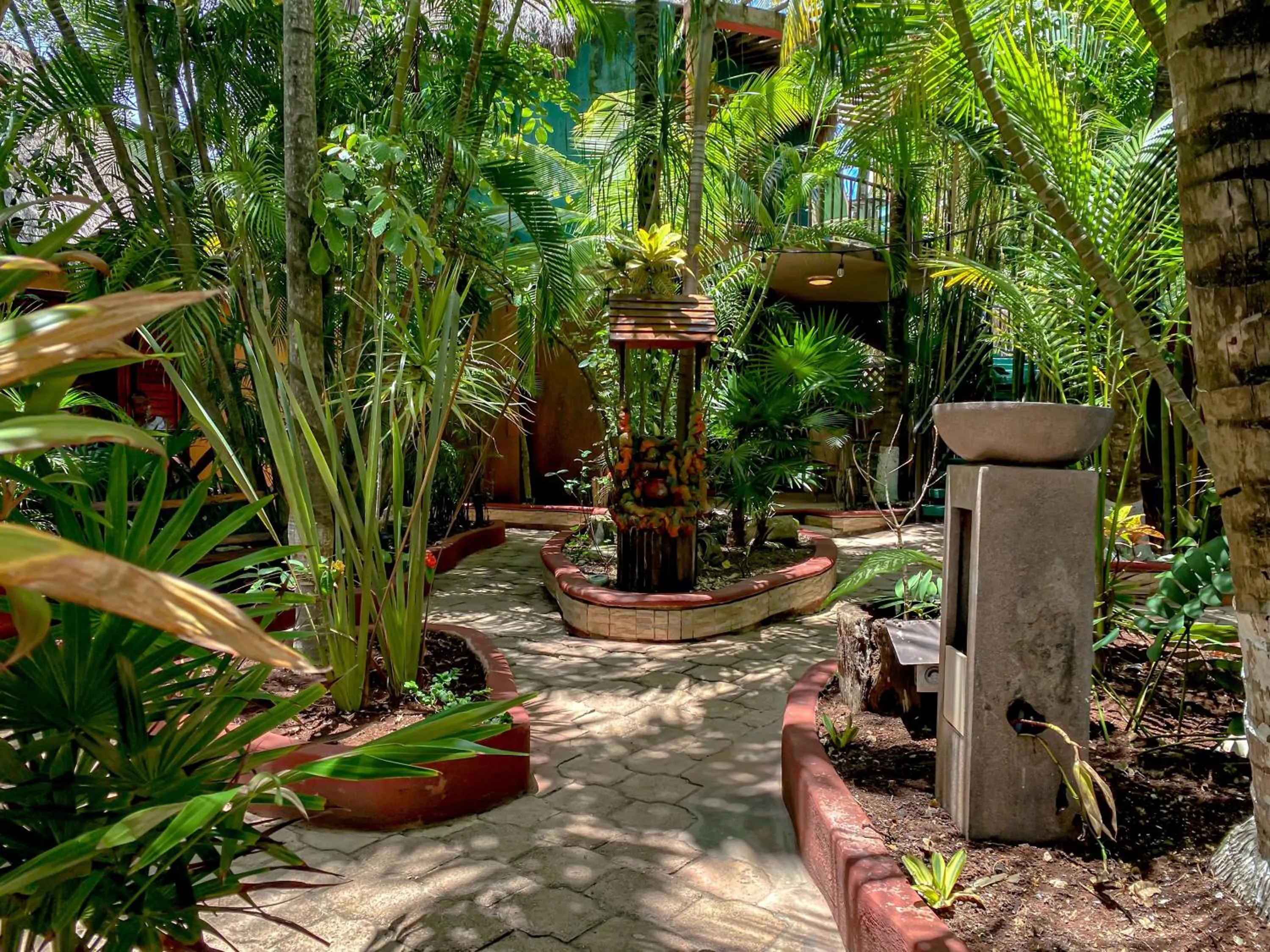 Patio in Cocos Cabañas Playa del Carmen Adults Only