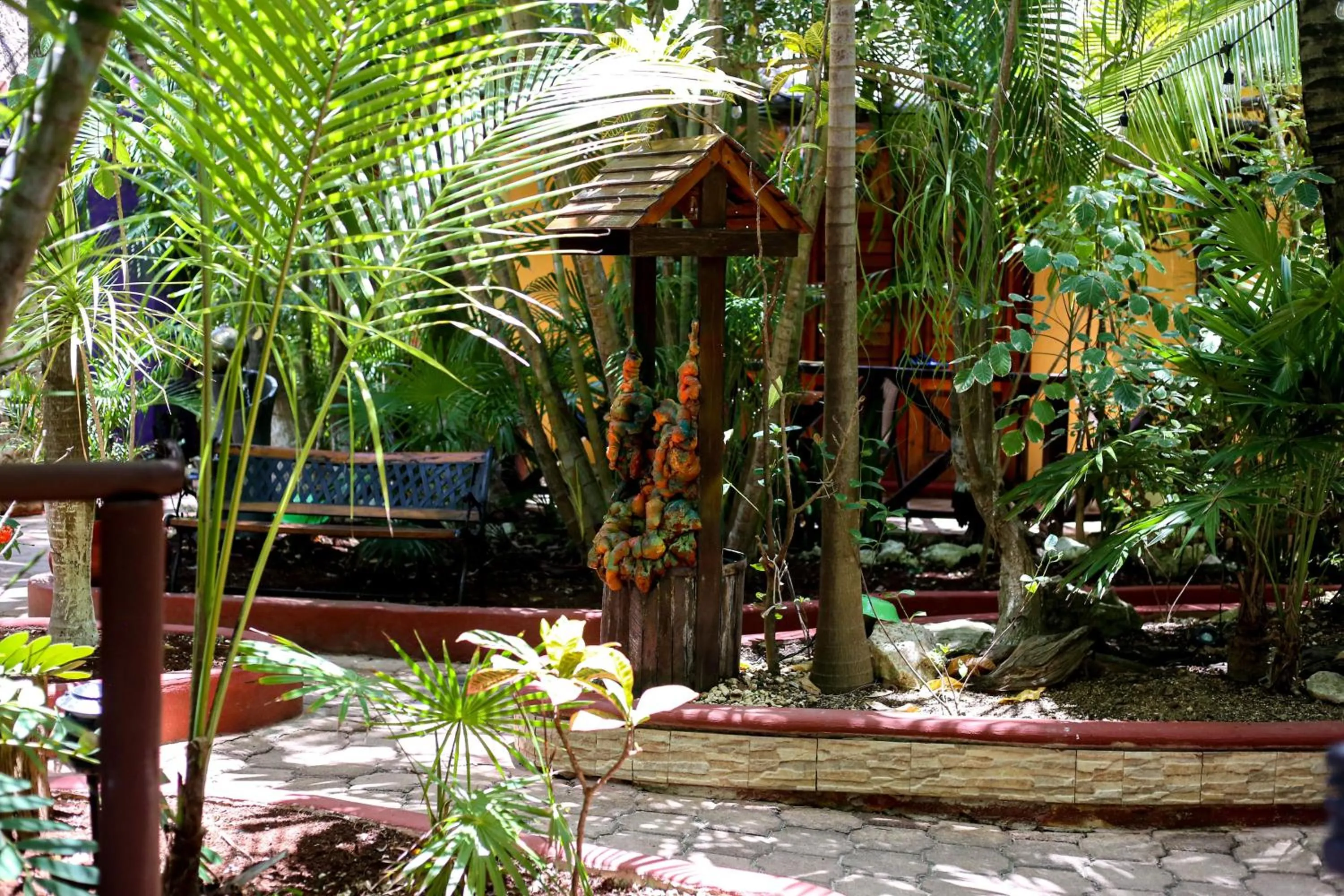 Garden view in Cocos Cabañas Playa del Carmen Adults Only