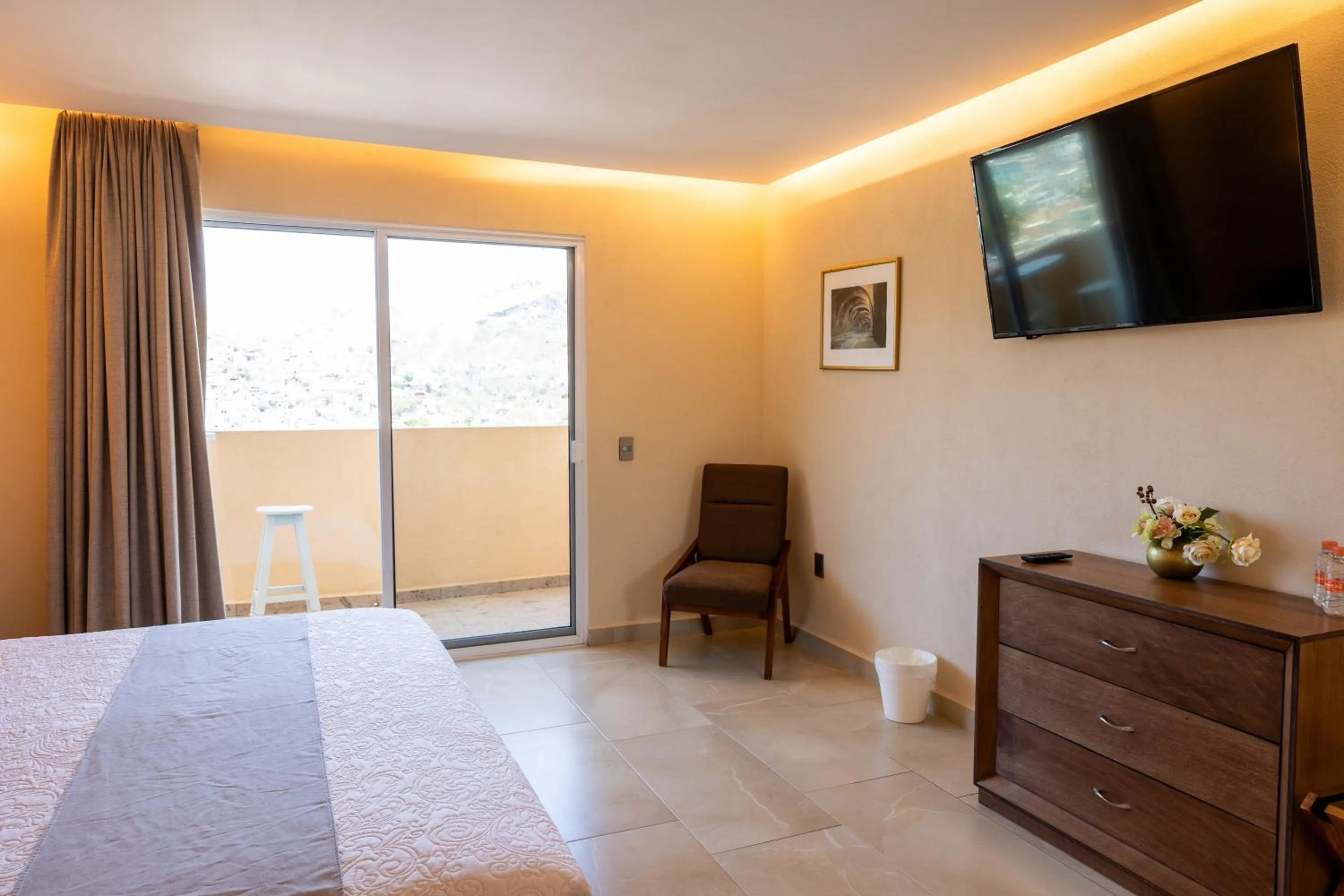 Bed in Hotel Balcón del Cielo