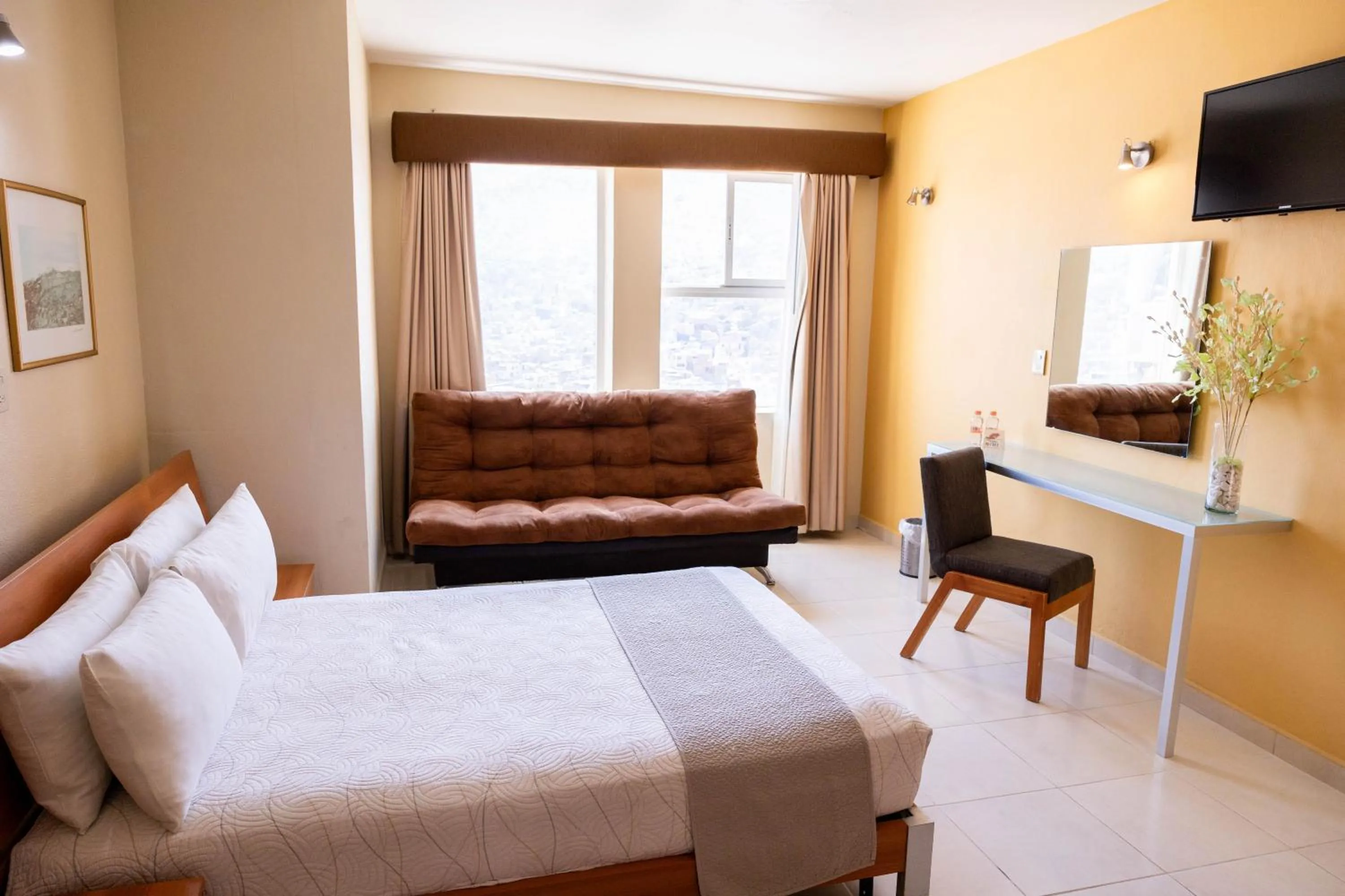 Bed in Hotel Balcón del Cielo