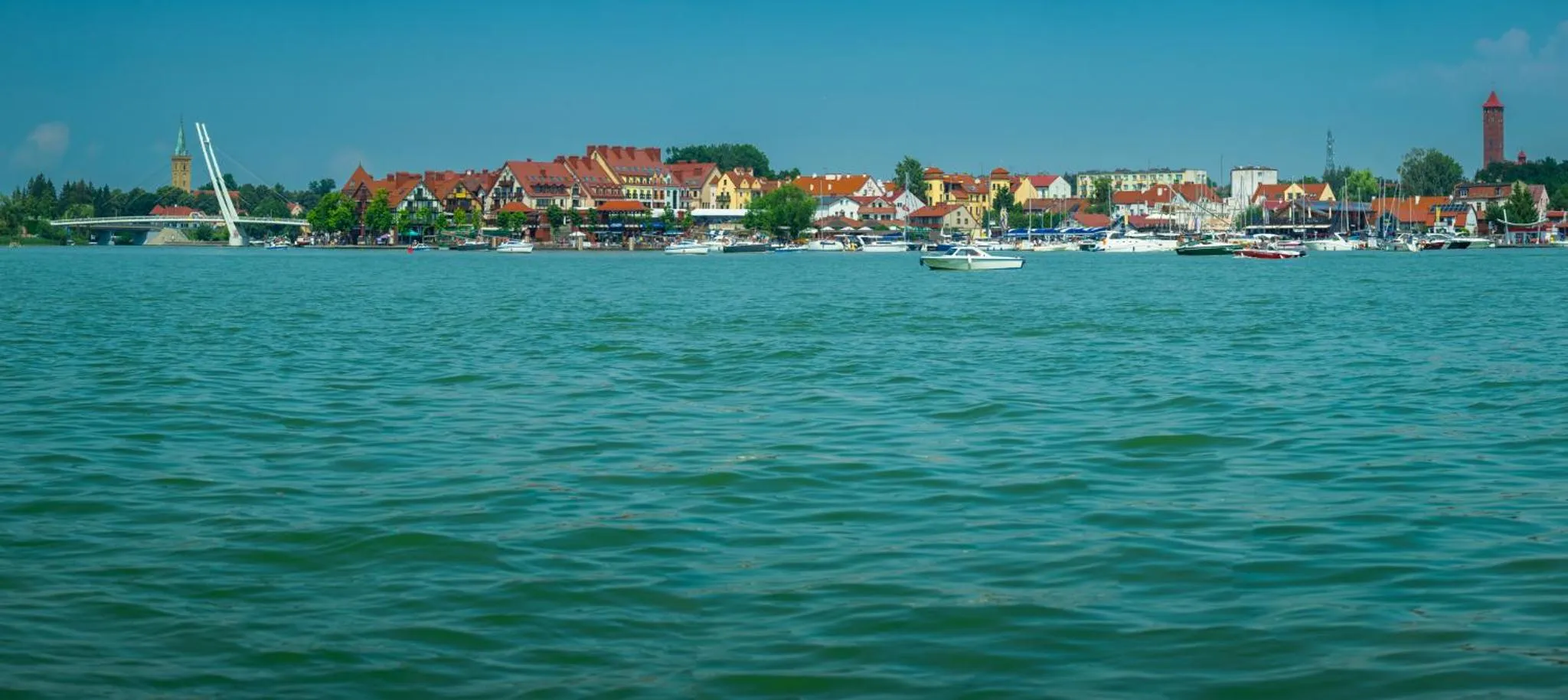 City view in Enklawa Mikołajki