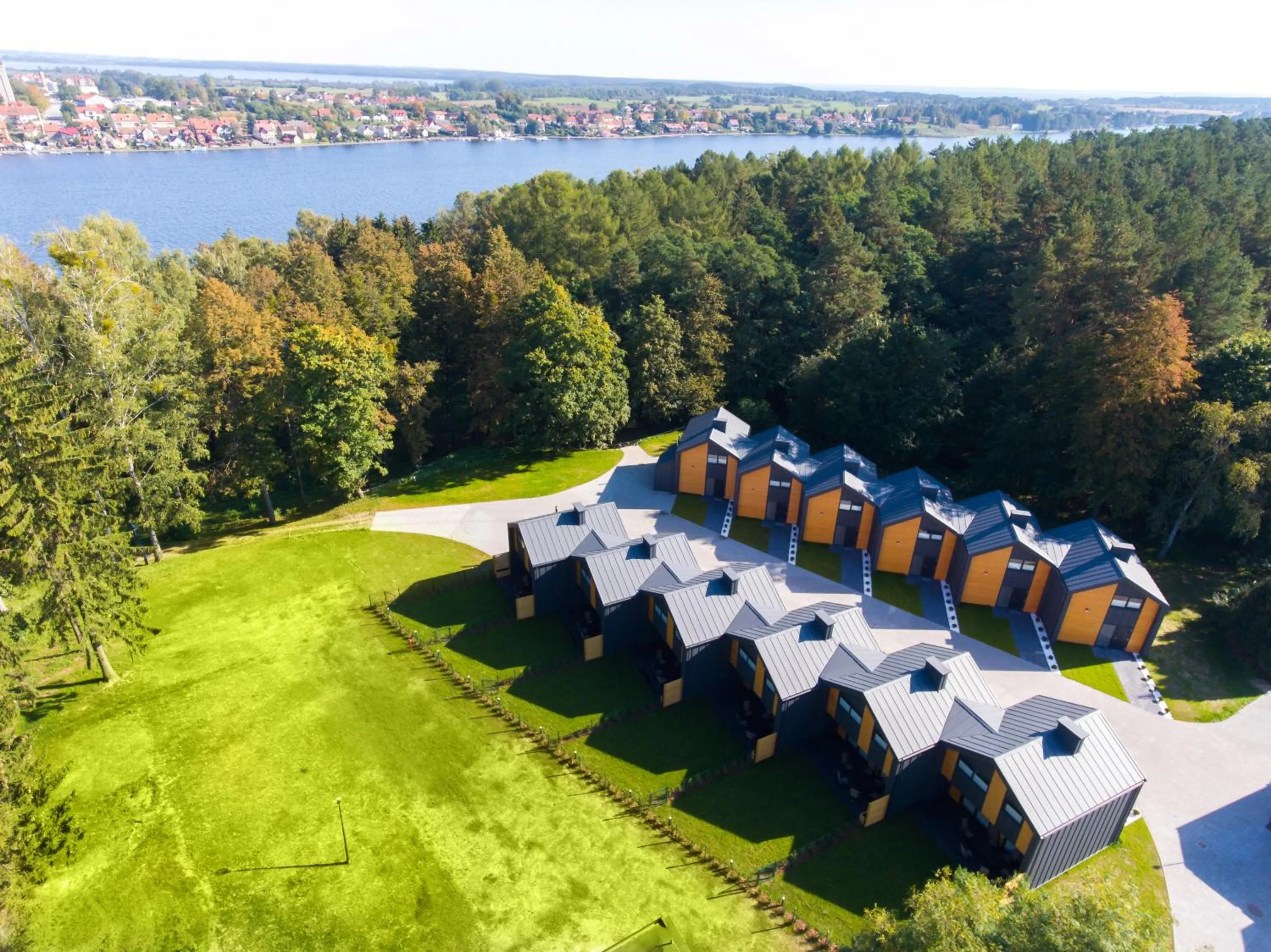 Bird's eye view in Enklawa Mikołajki