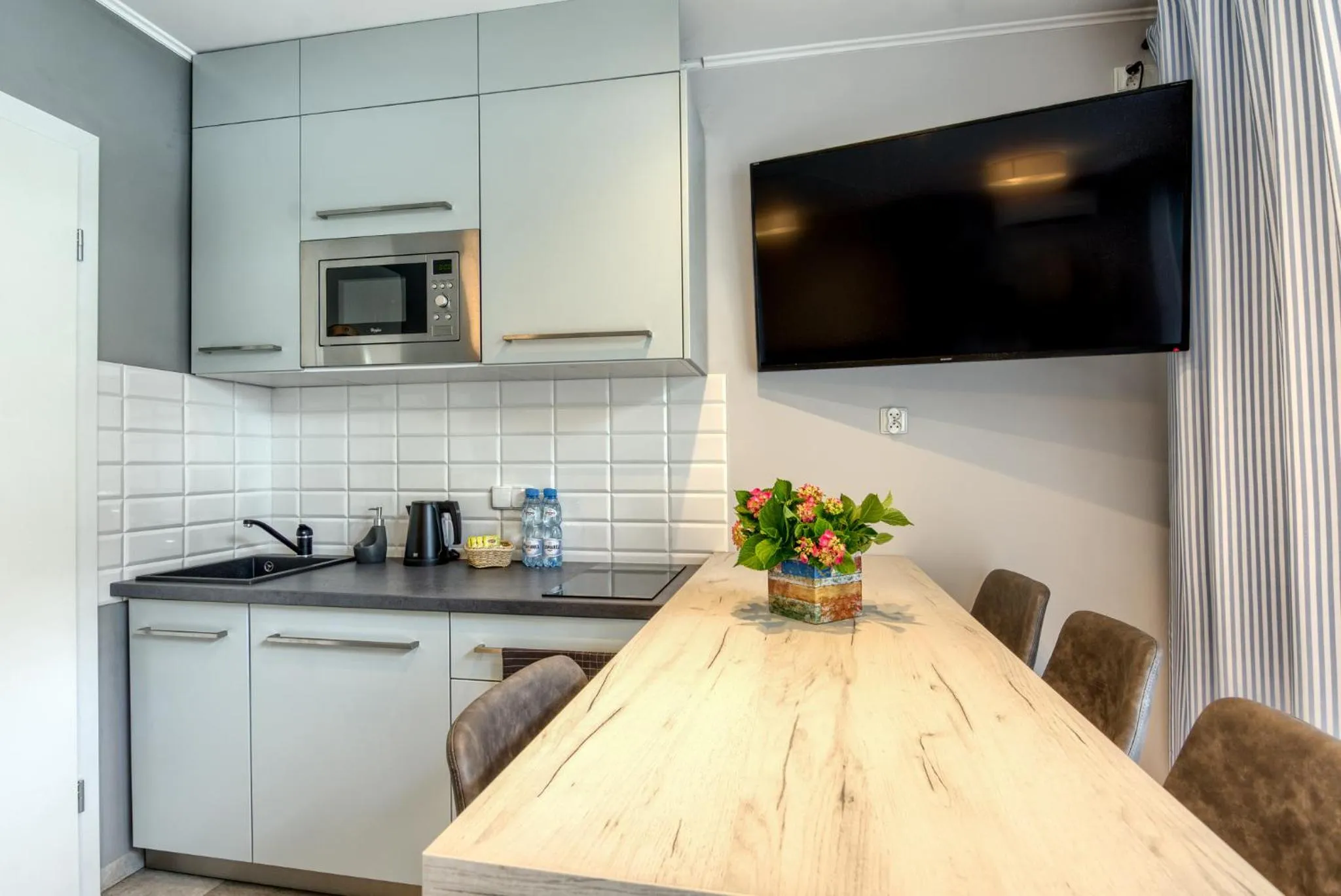 Kitchen or kitchenette in Enklawa Mikołajki