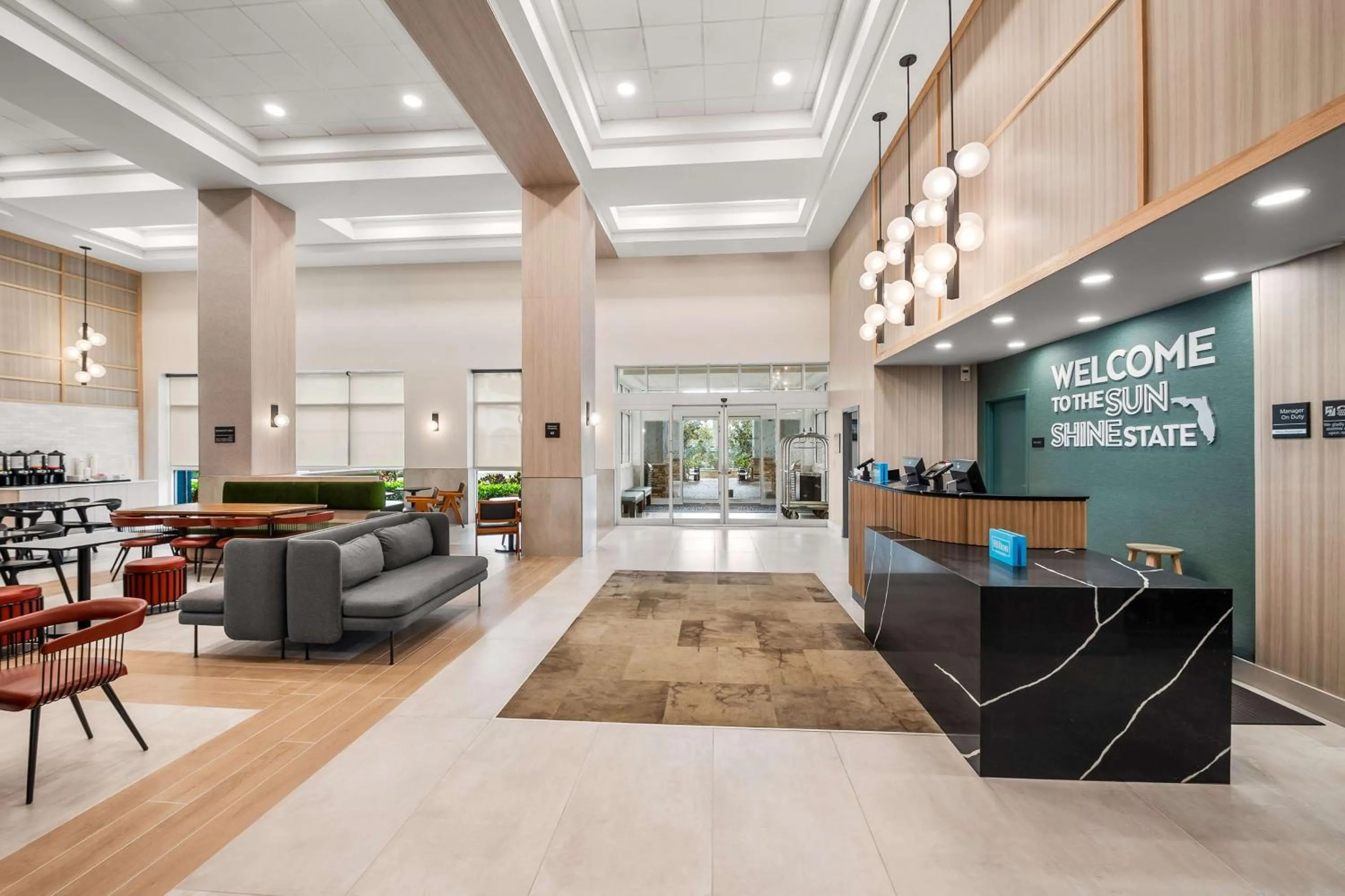 Lobby or reception in Hampton Inn Weston Fort Lauderdale