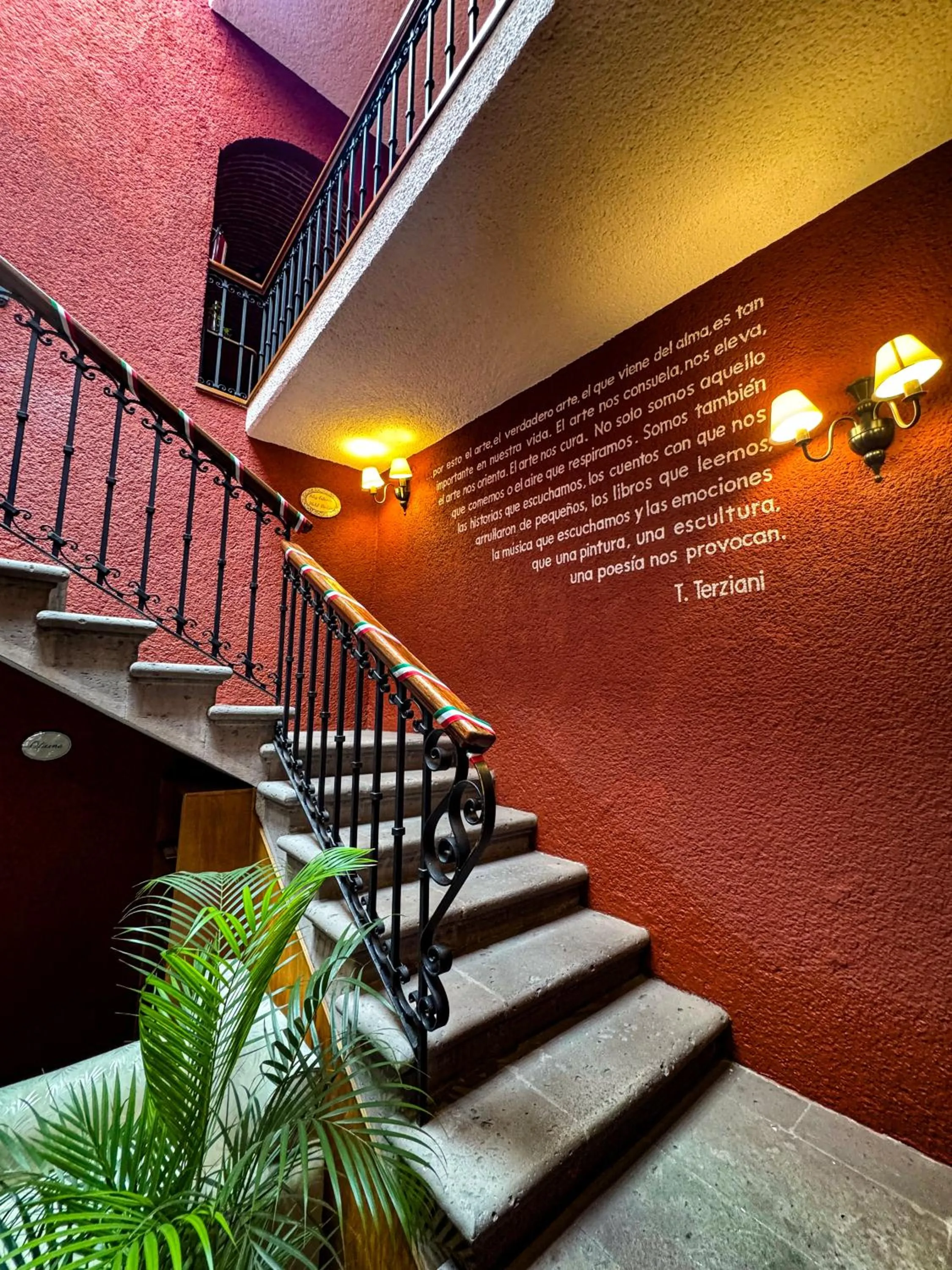 Decorative detail in Pórtico Hotel & Galería