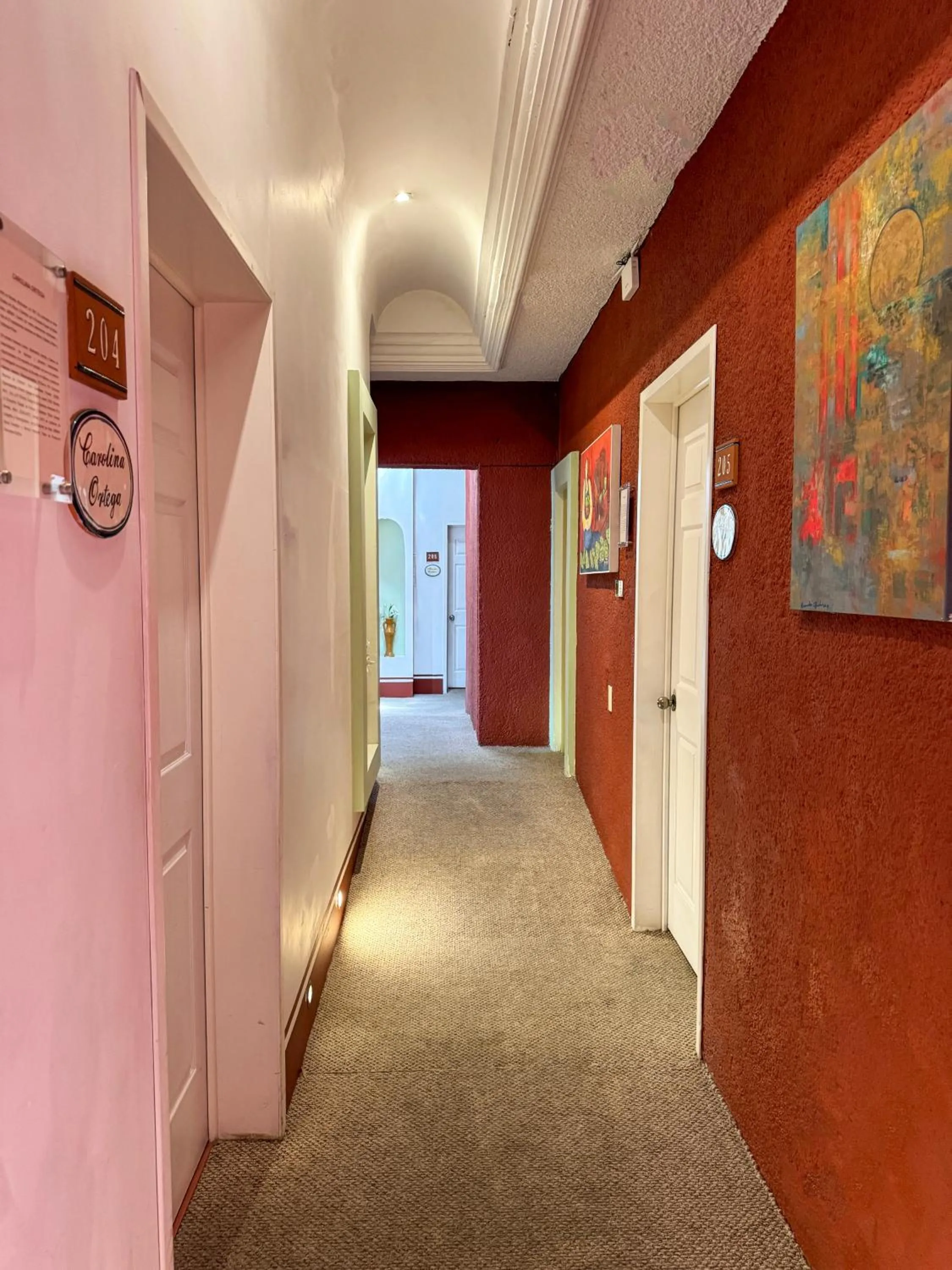 Decorative detail in Pórtico Hotel & Galería