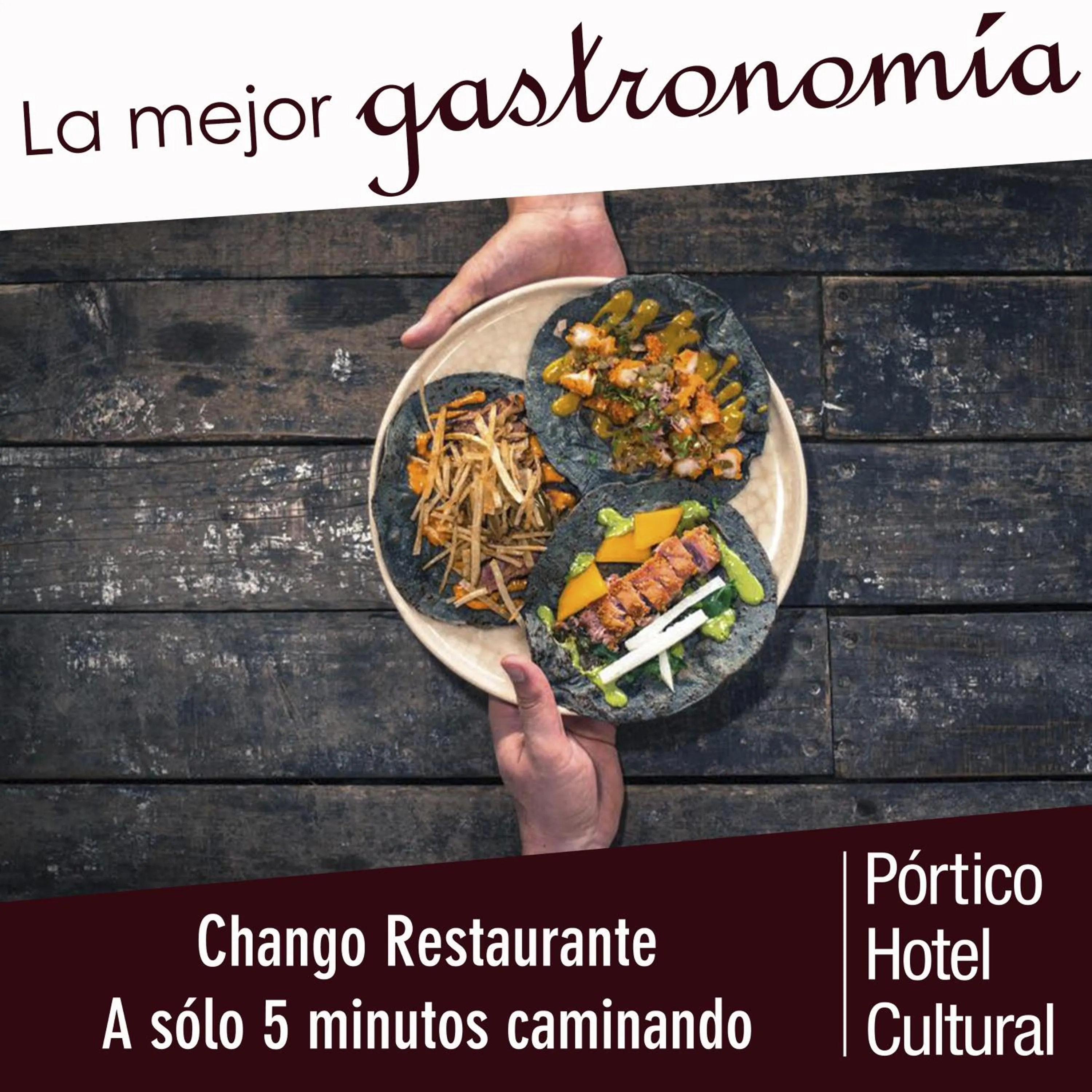 Restaurant/places to eat in Pórtico Hotel & Galería