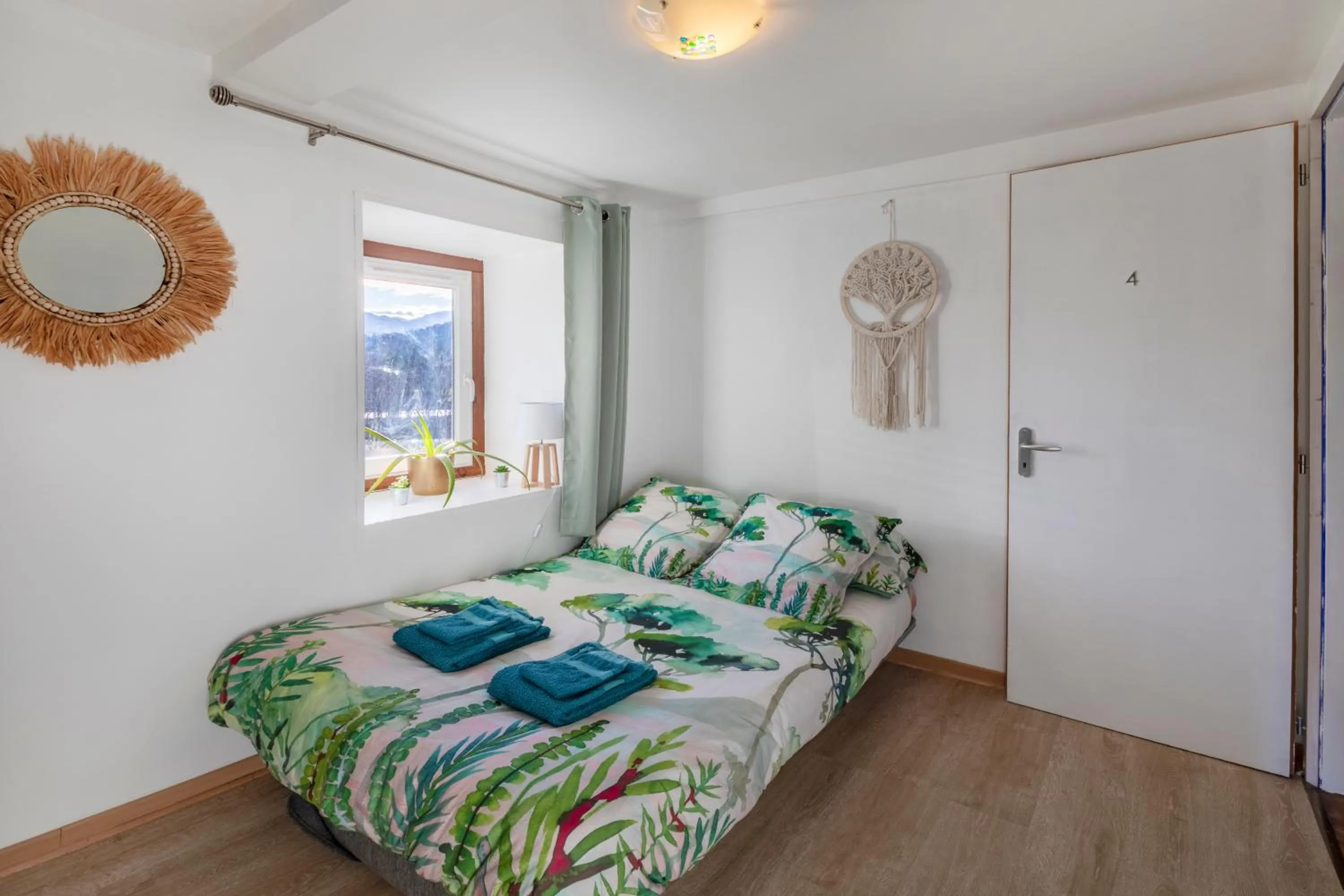 Bedroom, Bed in Chambres d'hôtes Chez Barbara