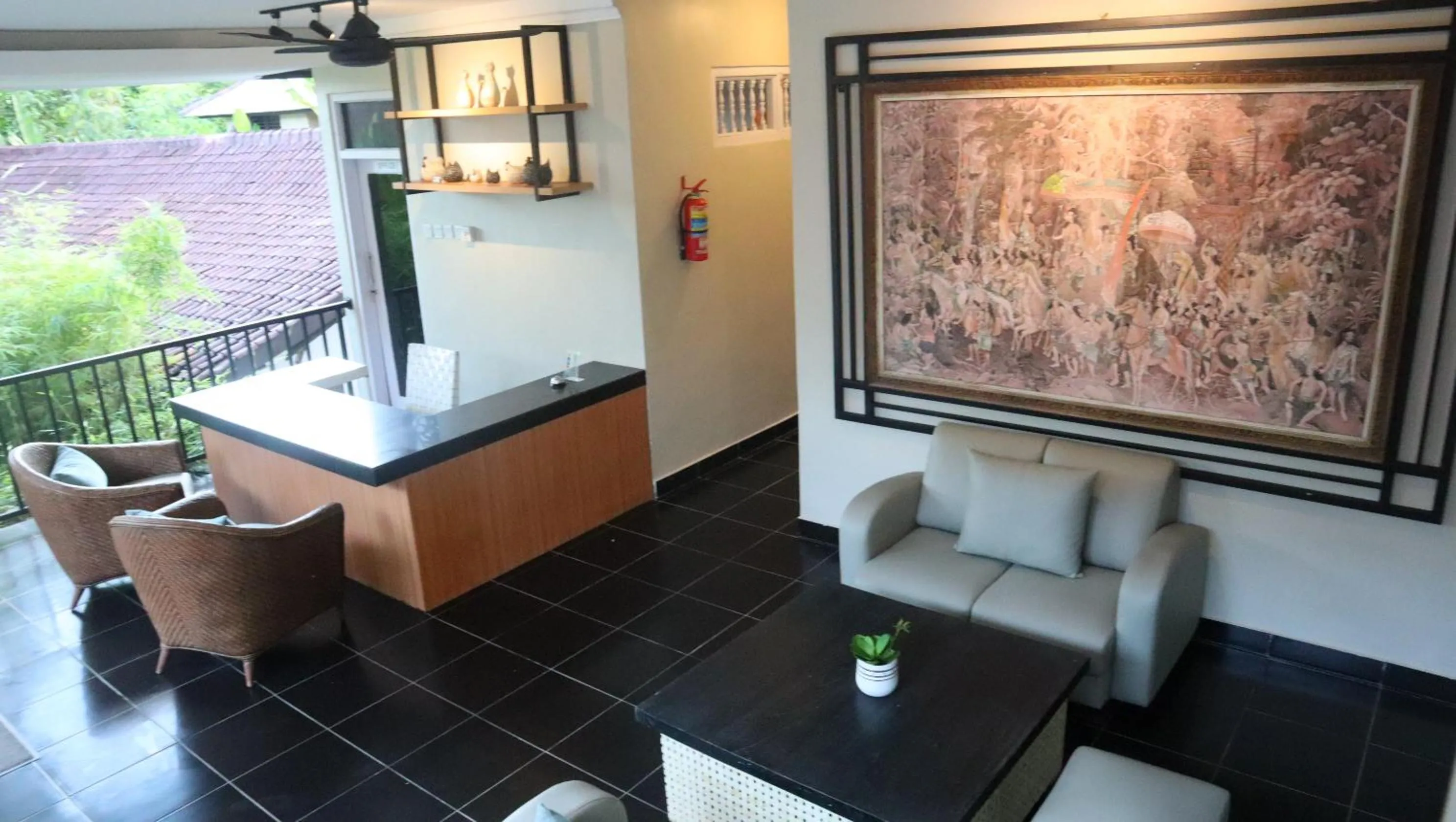 Lobby or reception in The Forty Eight Resort Candidasa