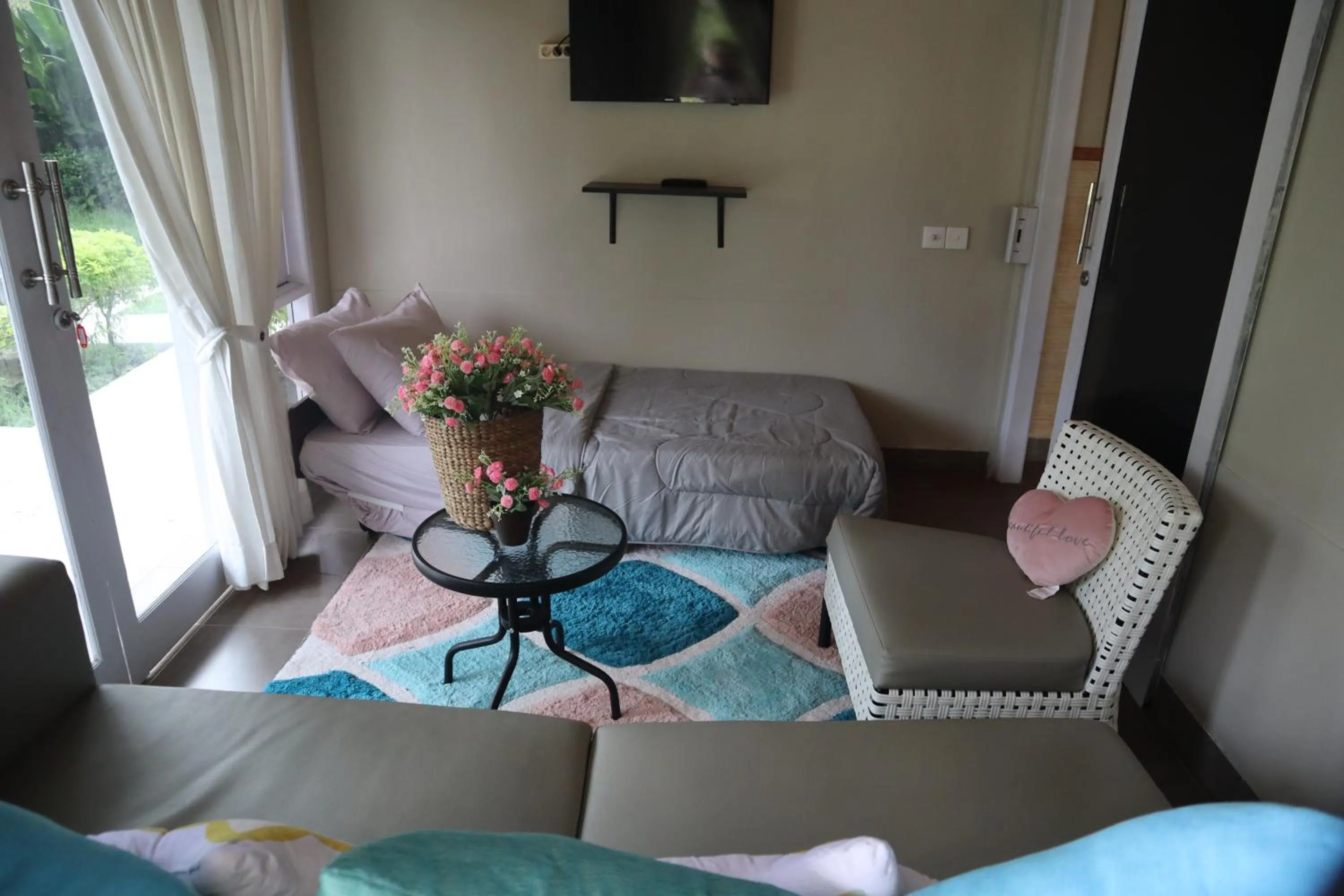 Communal lounge/ TV room in The Forty Eight Resort Candidasa