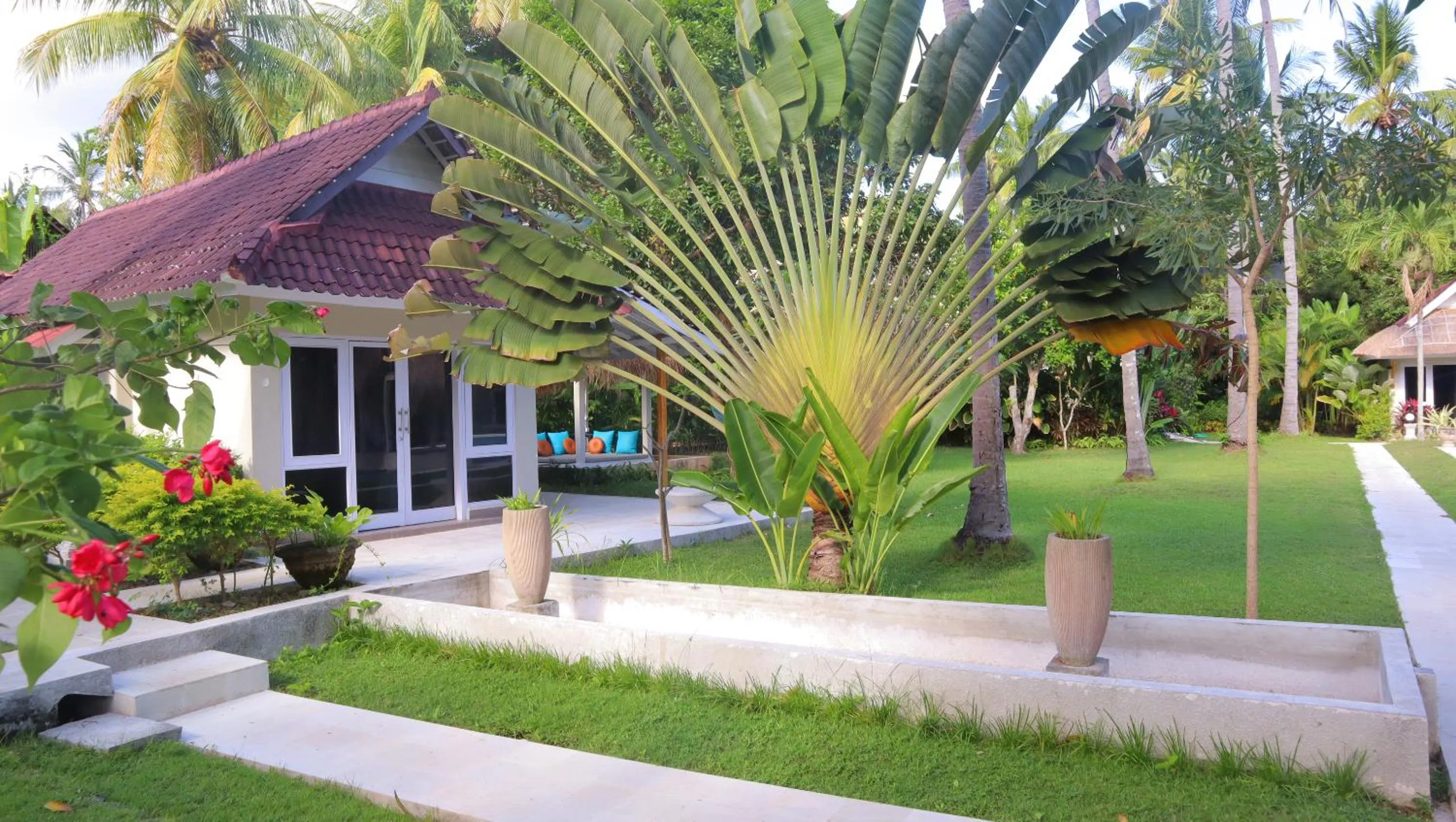 Garden in The Forty Eight Resort Candidasa
